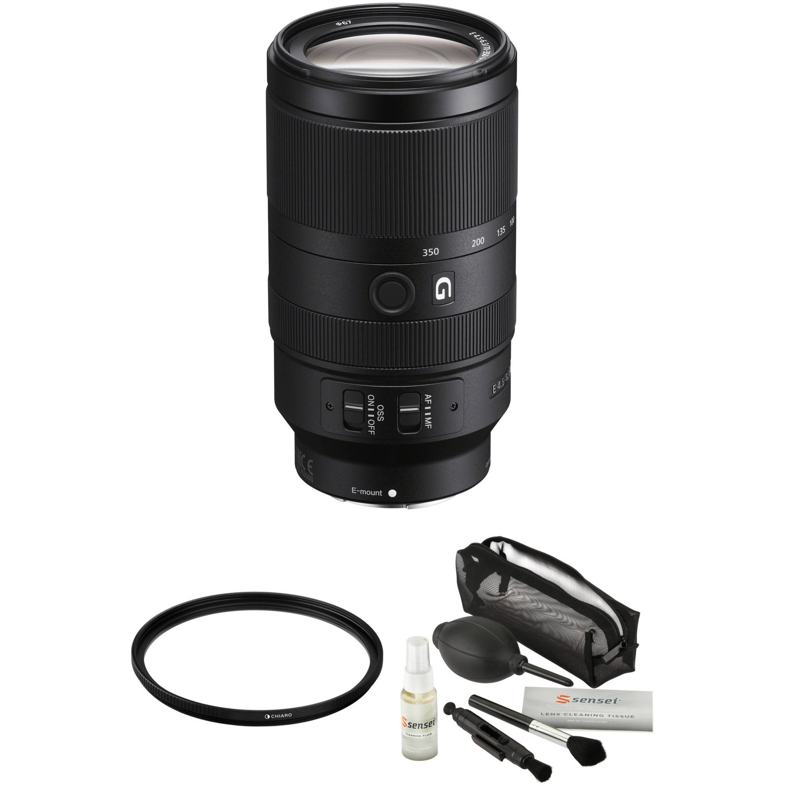 Sony E 70 350mm F 4 5 6 3 G Oss Lens With Lens Care Kit B H