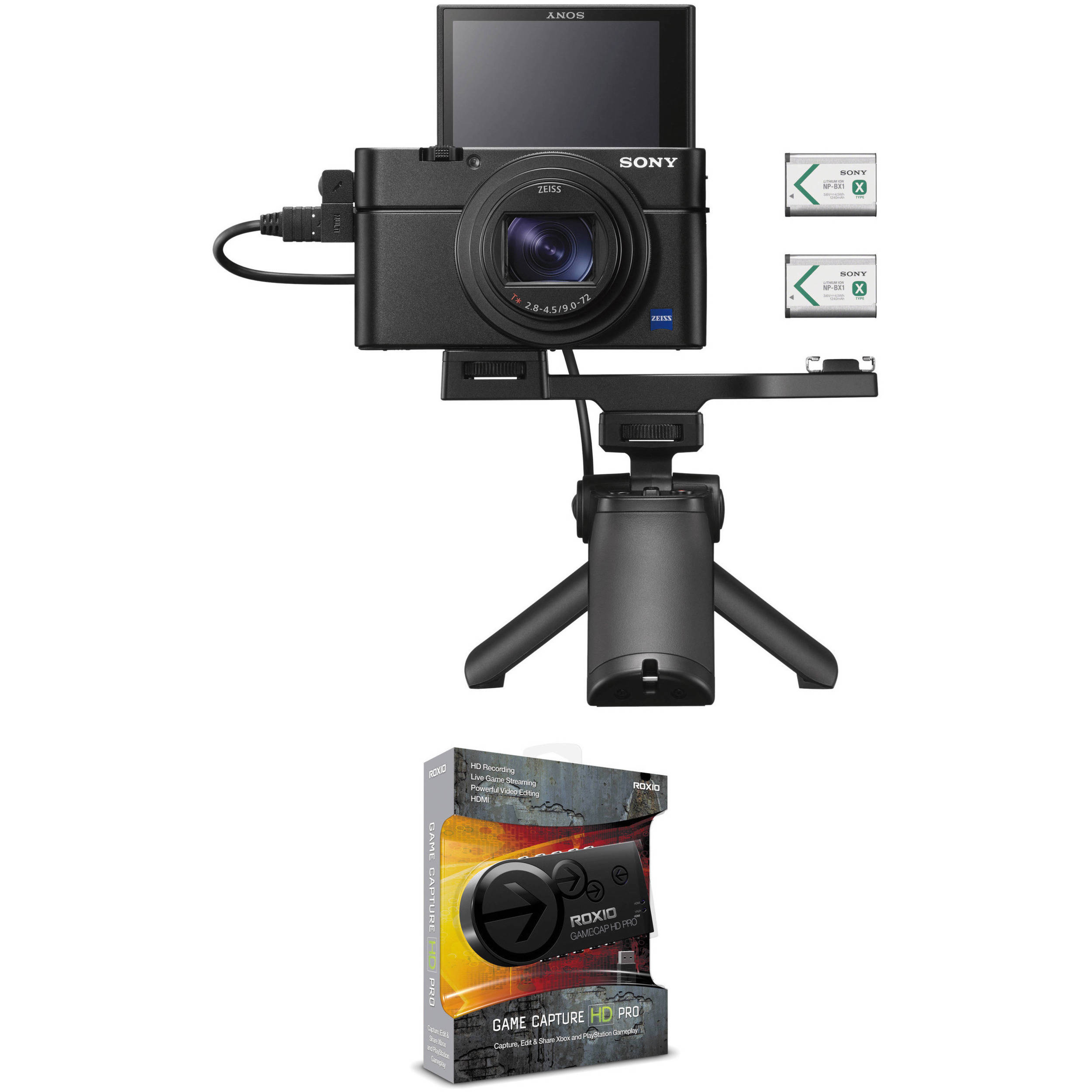Sony Cyber Shot Dsc Rx100 Vii Digital Camera With Shooting Grip