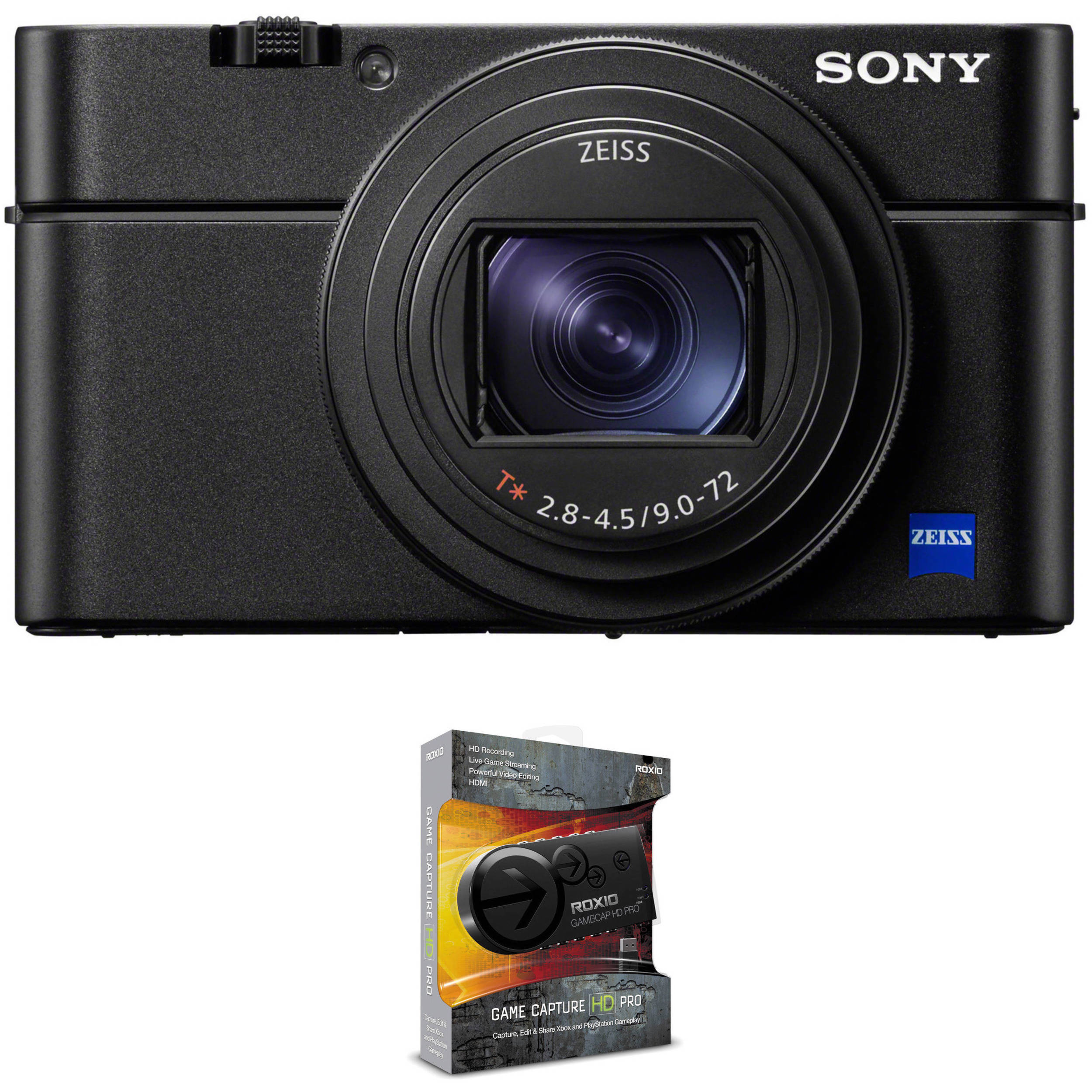 Sony Cyber Shot Dsc Rx100 Vii Digital Camera With Capture Card