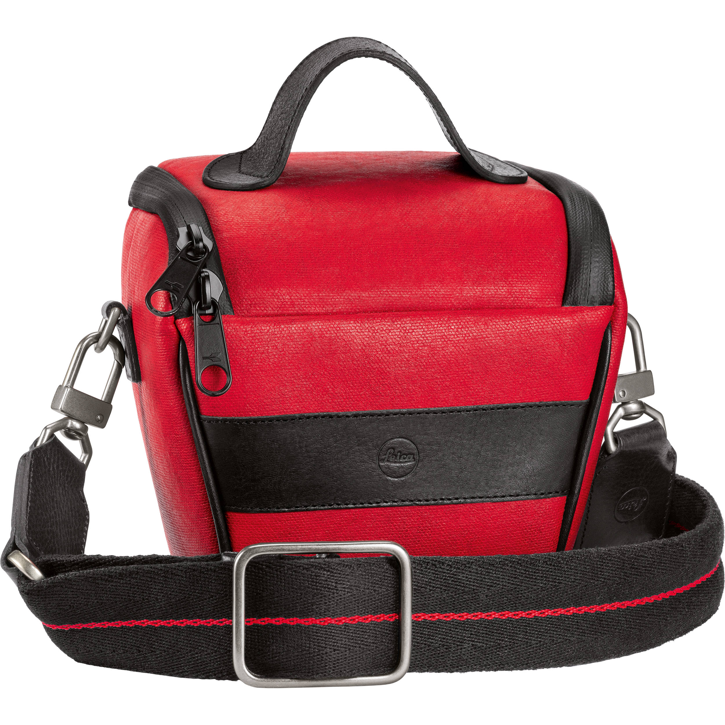 black and red bag