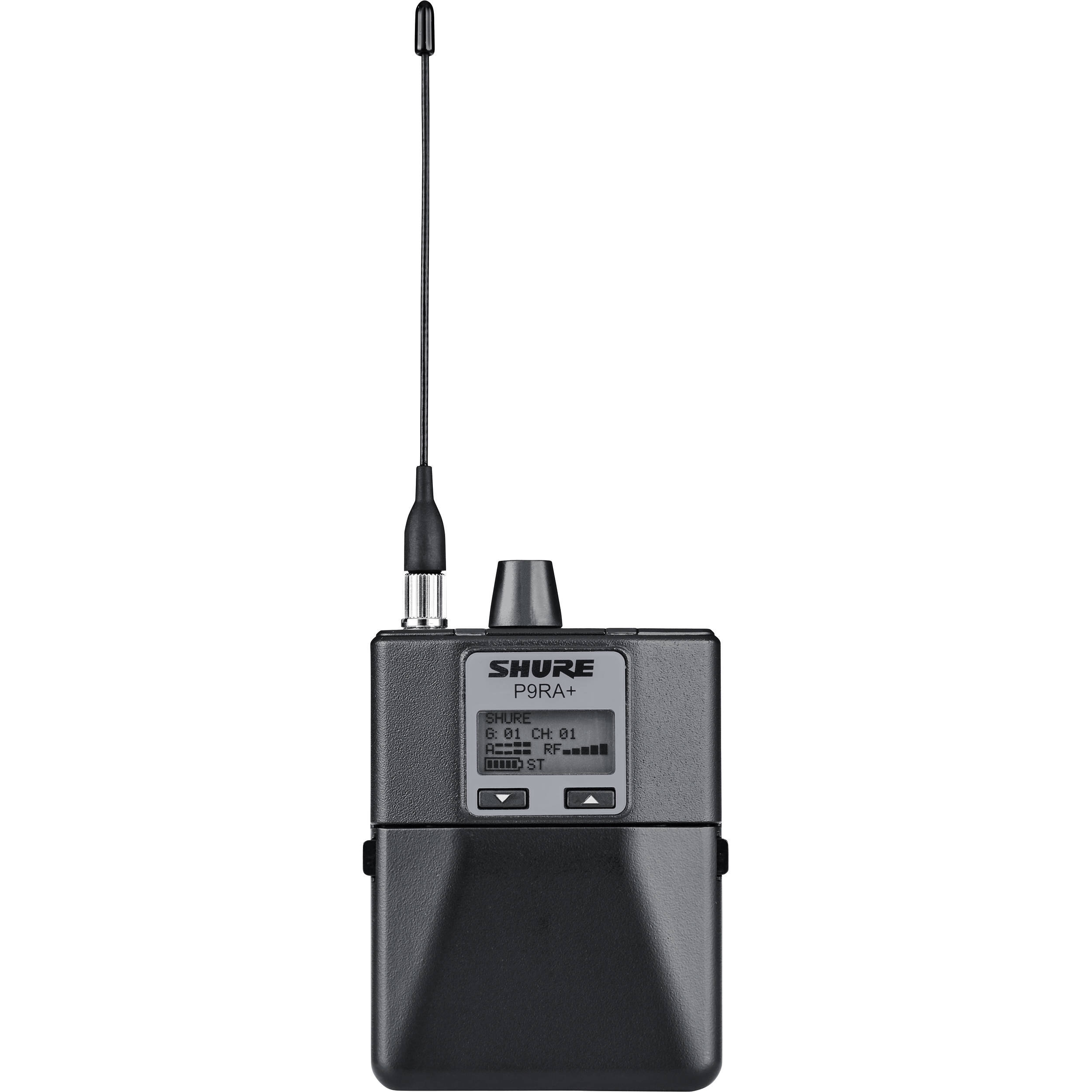 Shure P9ra Wireless Bodypack Receiver For Psm 900 P9ra X55 B H