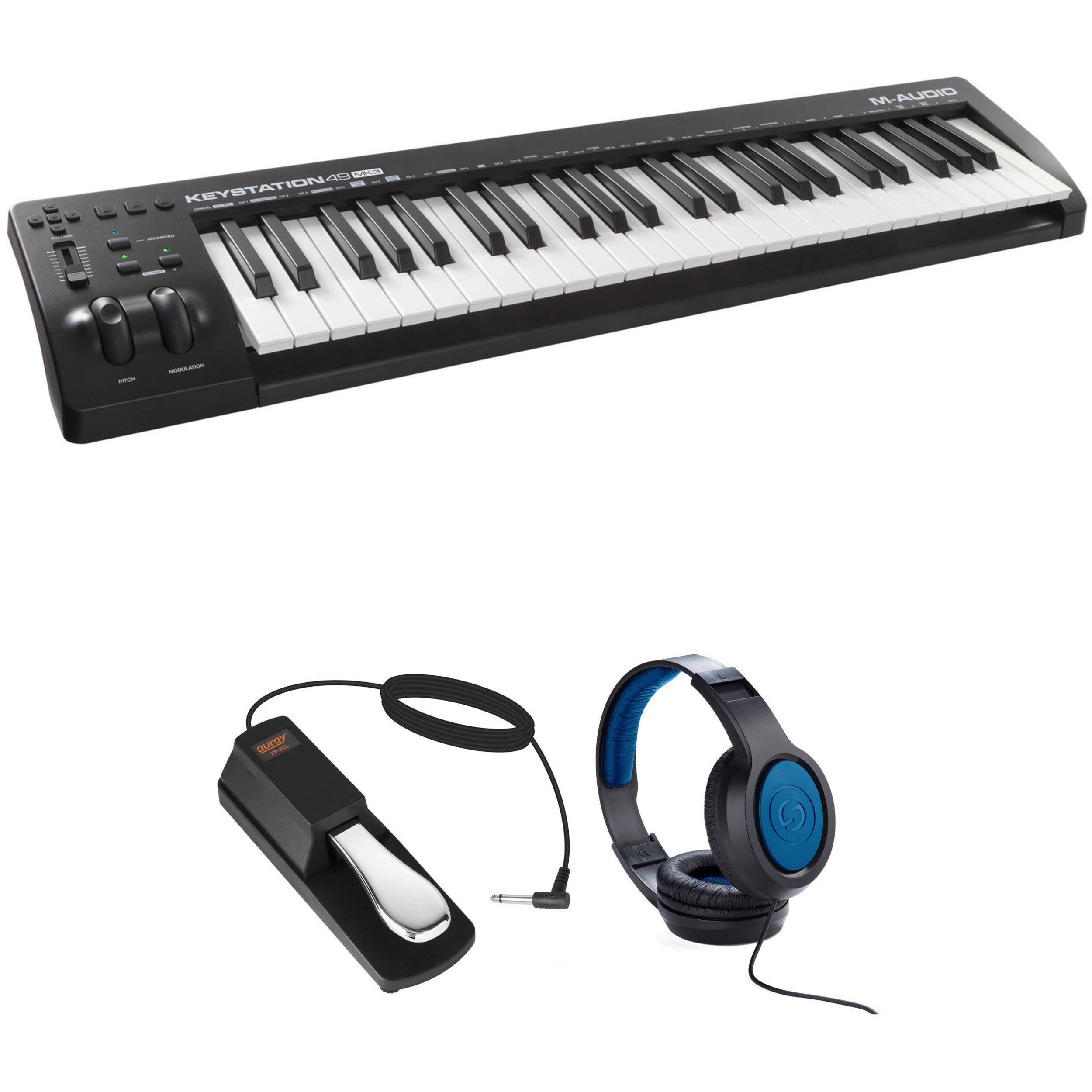 M Audio Keystation Mini 32 Mk3 Portable Mini Usb Midi Controller