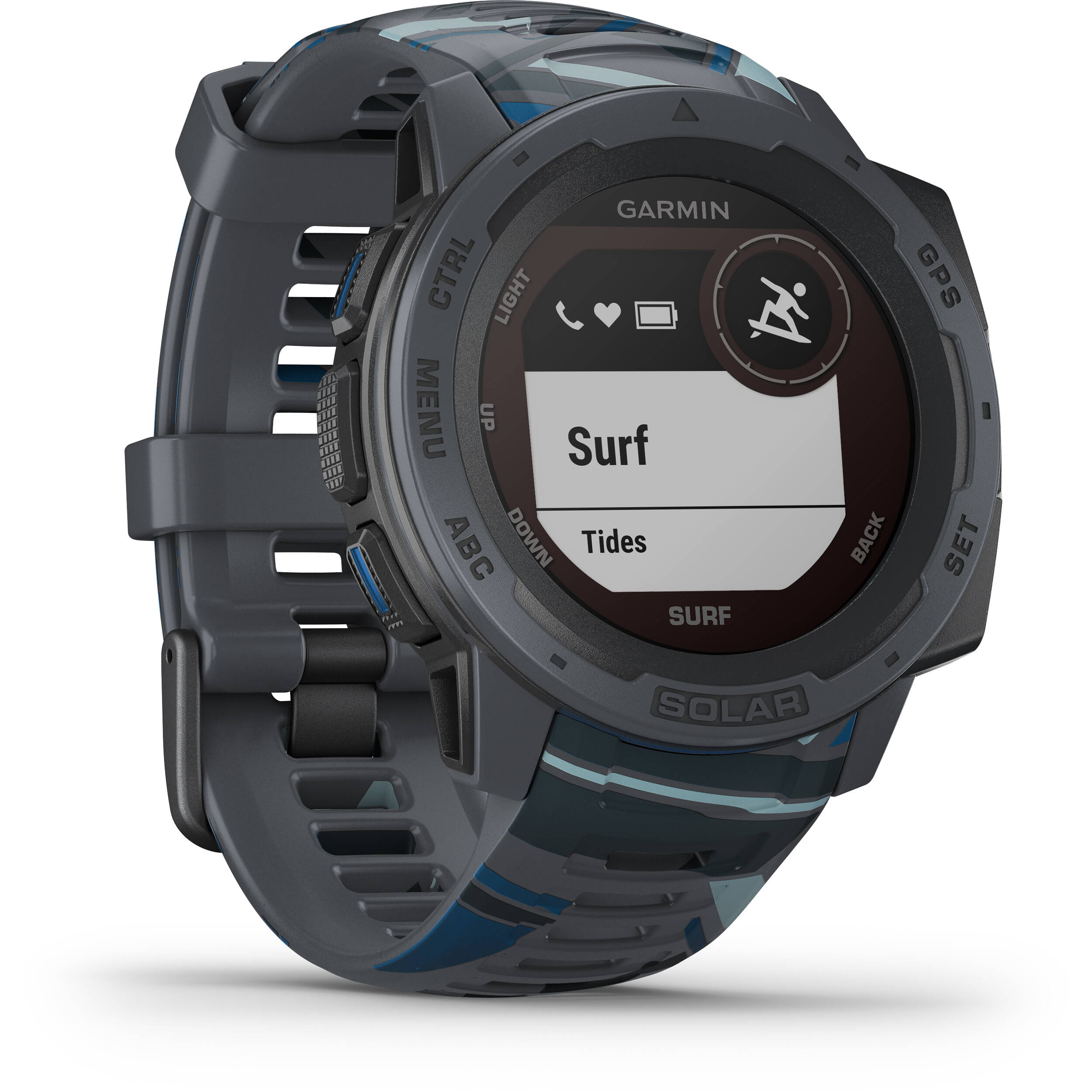 Garmin Instinct Solar Surf Watch new Zealand, SAVE 57%