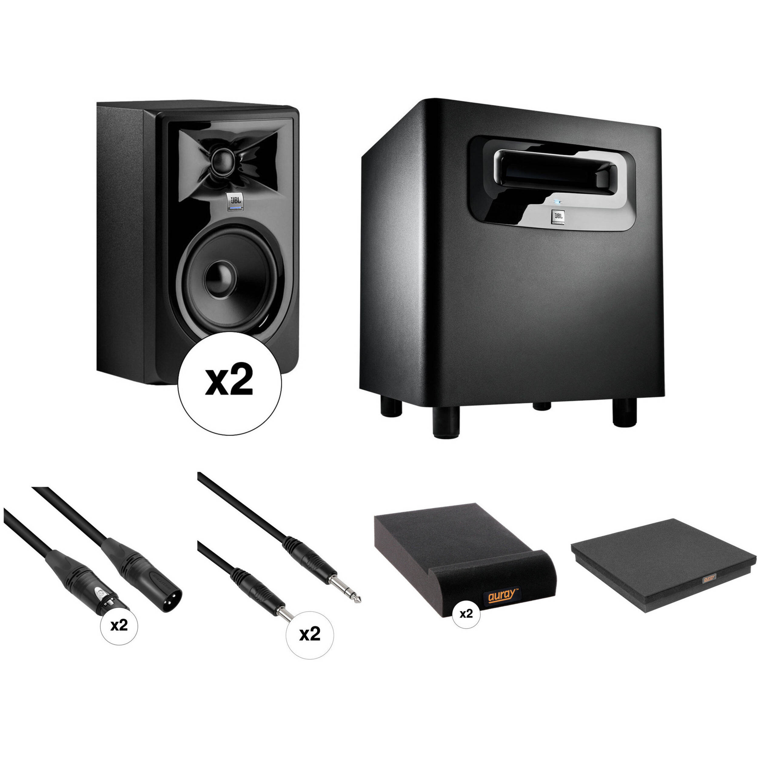 xlr studio monitors