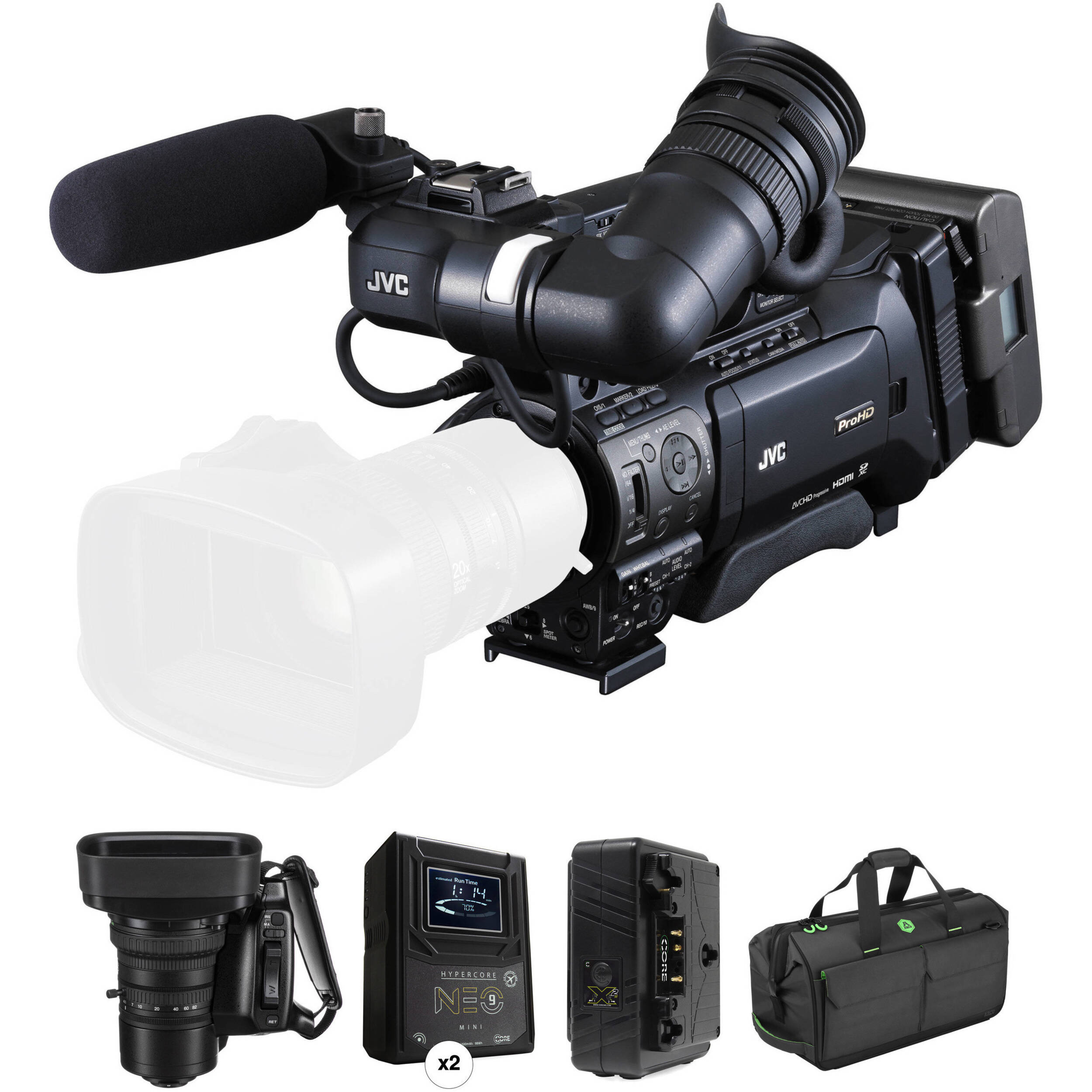 Camcorder Tripod Compatible with JVC GY-HM890 Camcorder Flexible Tripod for Digital Cameras and Camcorders Approx Height 13 inches