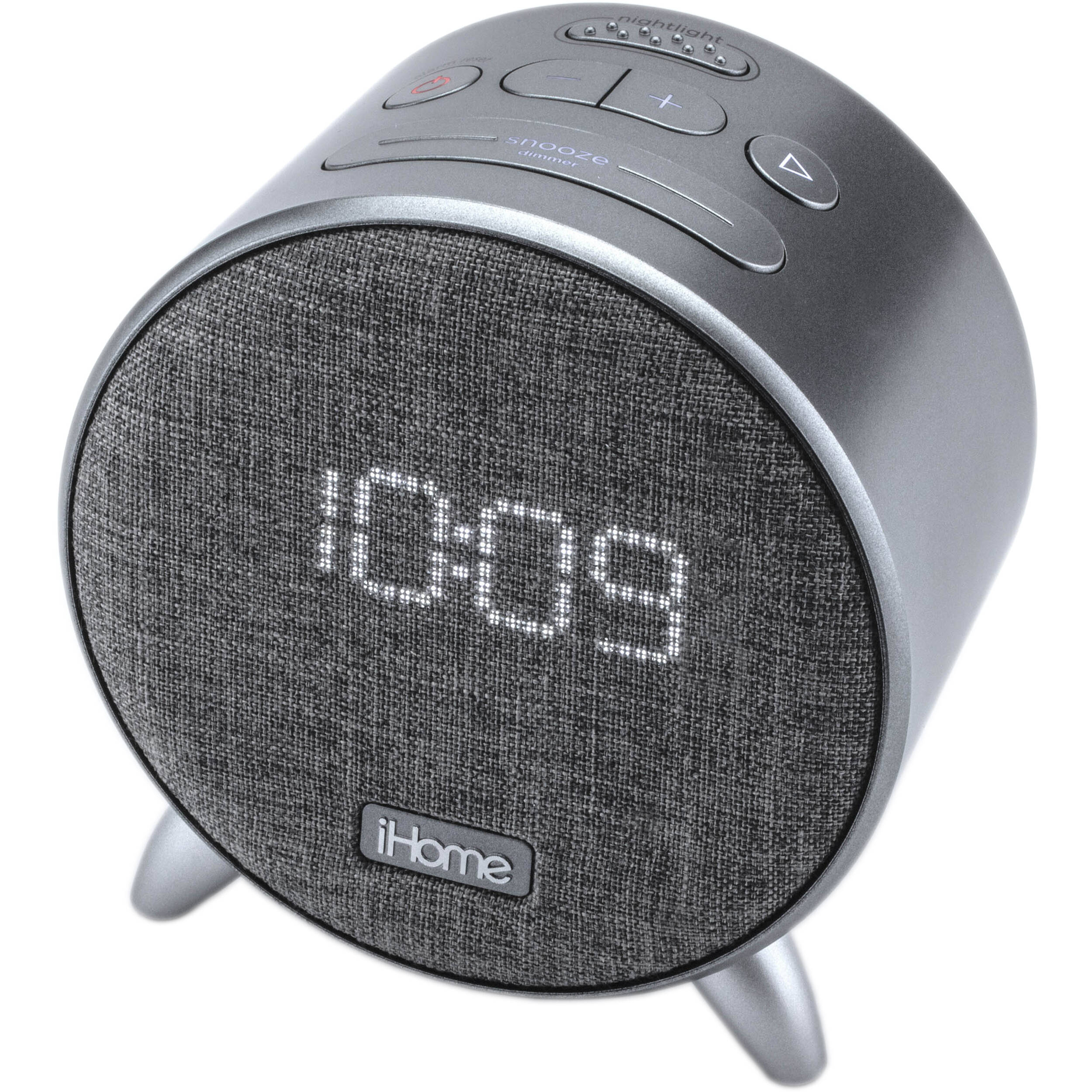 Ihome Ibt235 Bluetooth Alarm Clock With Dual Usb Charging