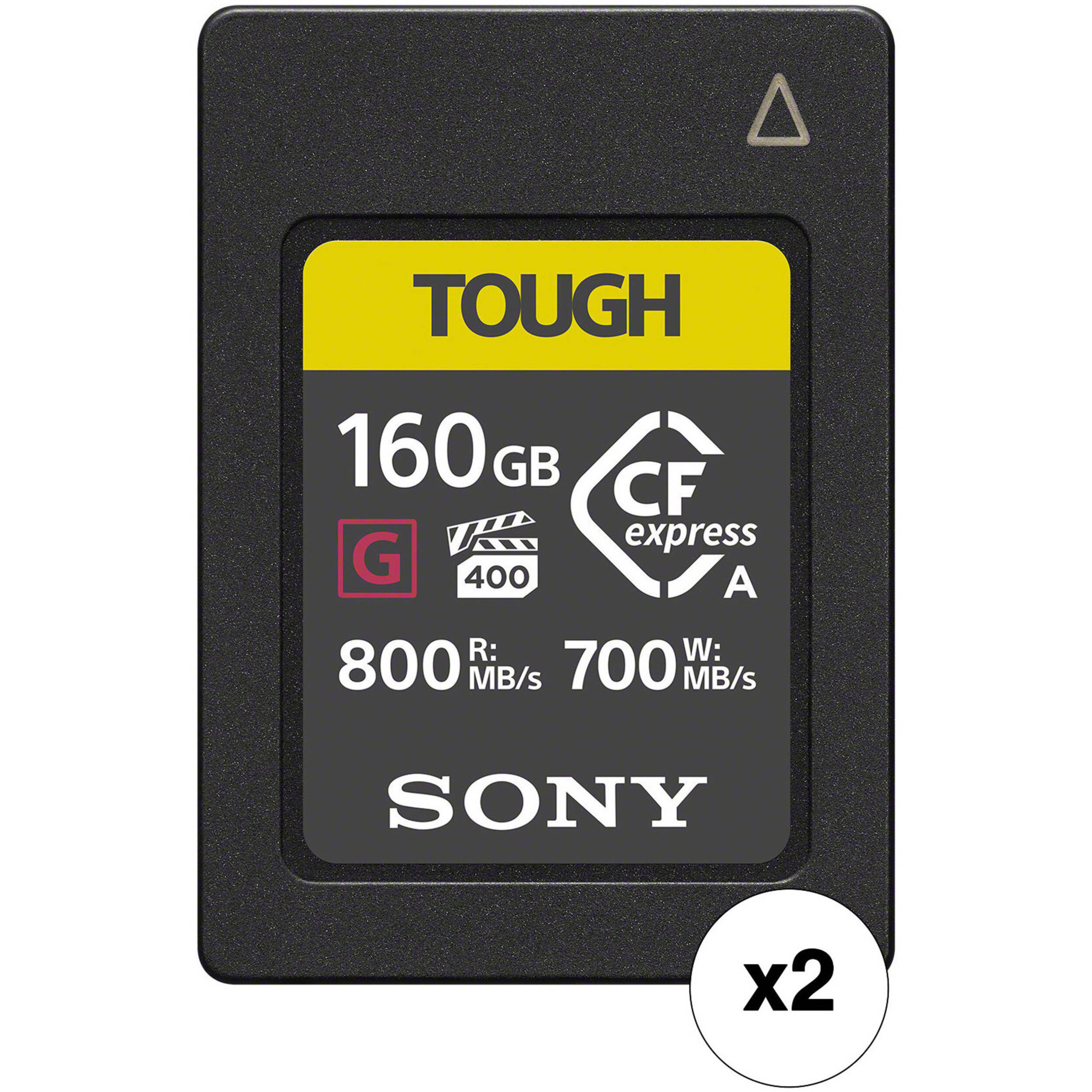 Photo 1 of Sony 160GB CFexpress Type A TOUGH Memory Card (2-Pack)