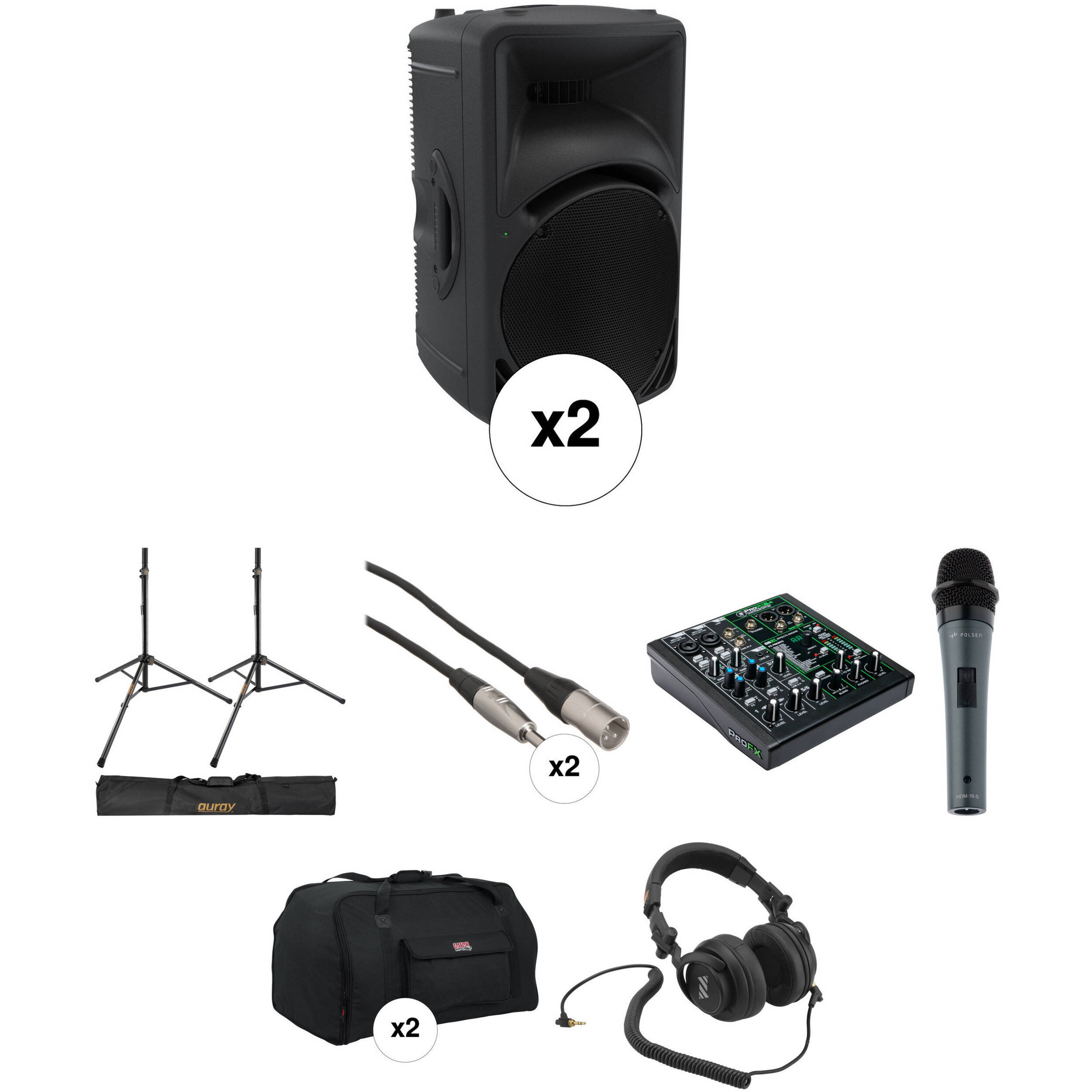 mackie 10 powered speaker