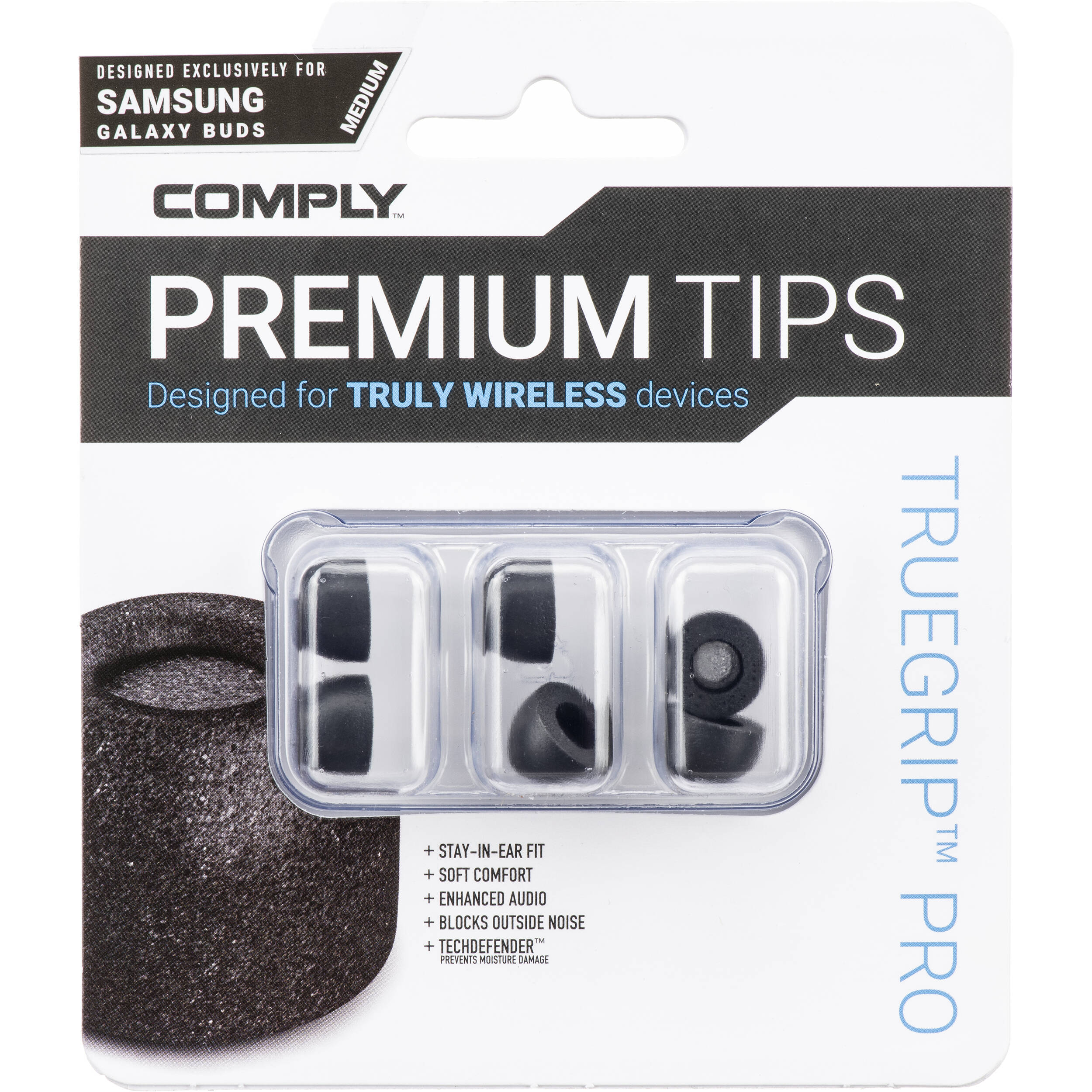 Comply TrueGrip Pro Eartips for Samsung 