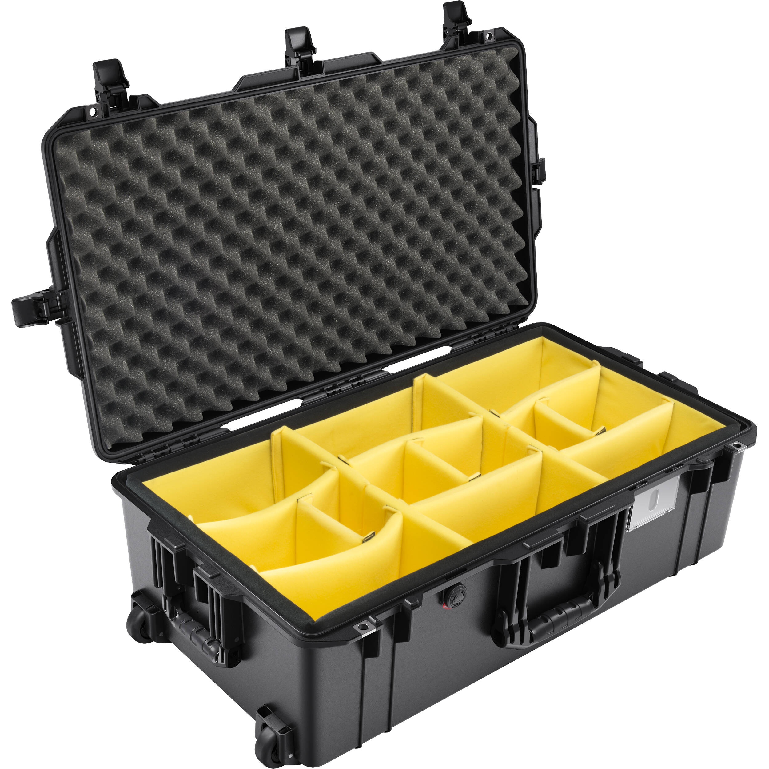 Case Comes Empty and with Wheels. Pelican Orange /& Black 1615 case