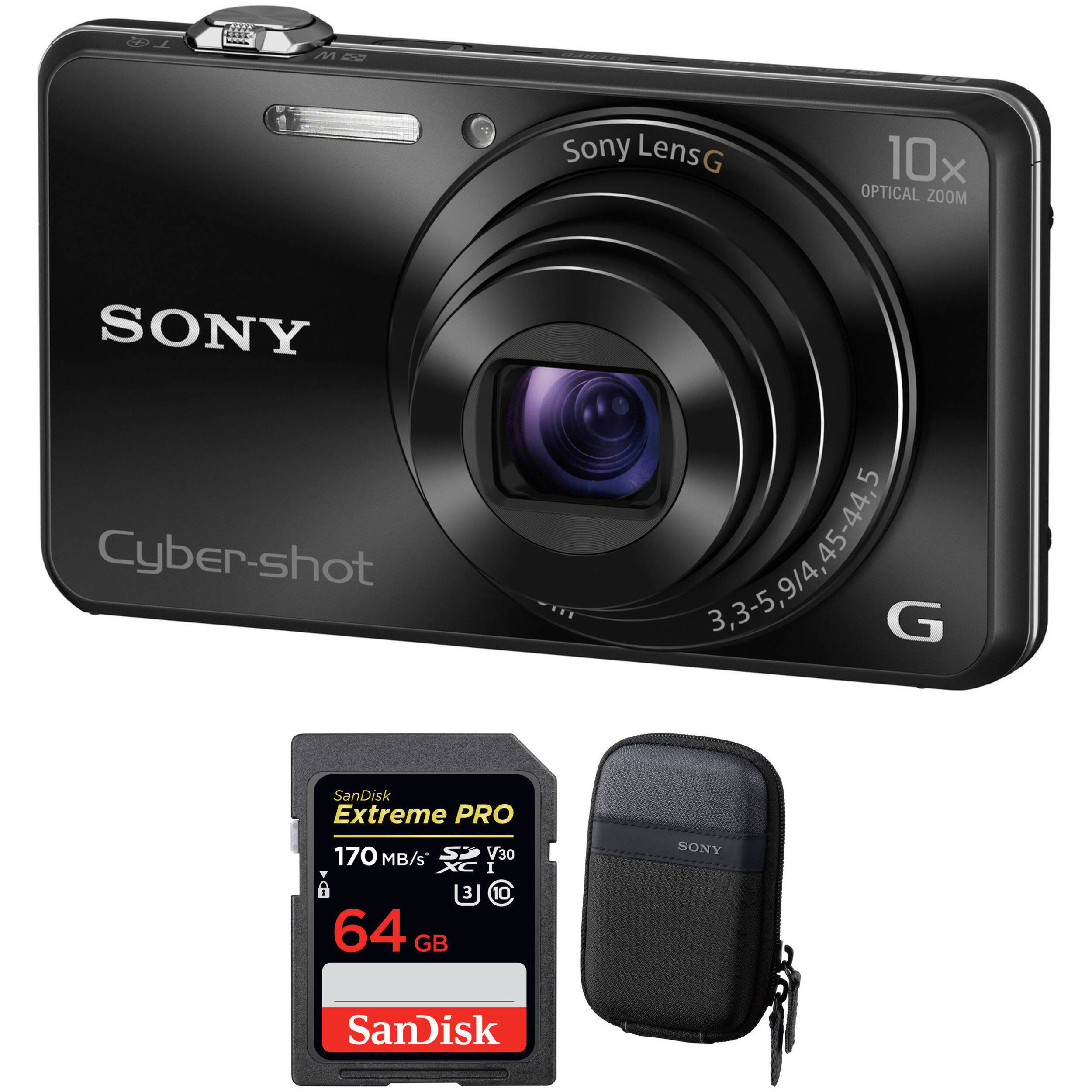 Sony Cyber Shot Dsc Wx2 Digital Camera With Free Accessory Kit