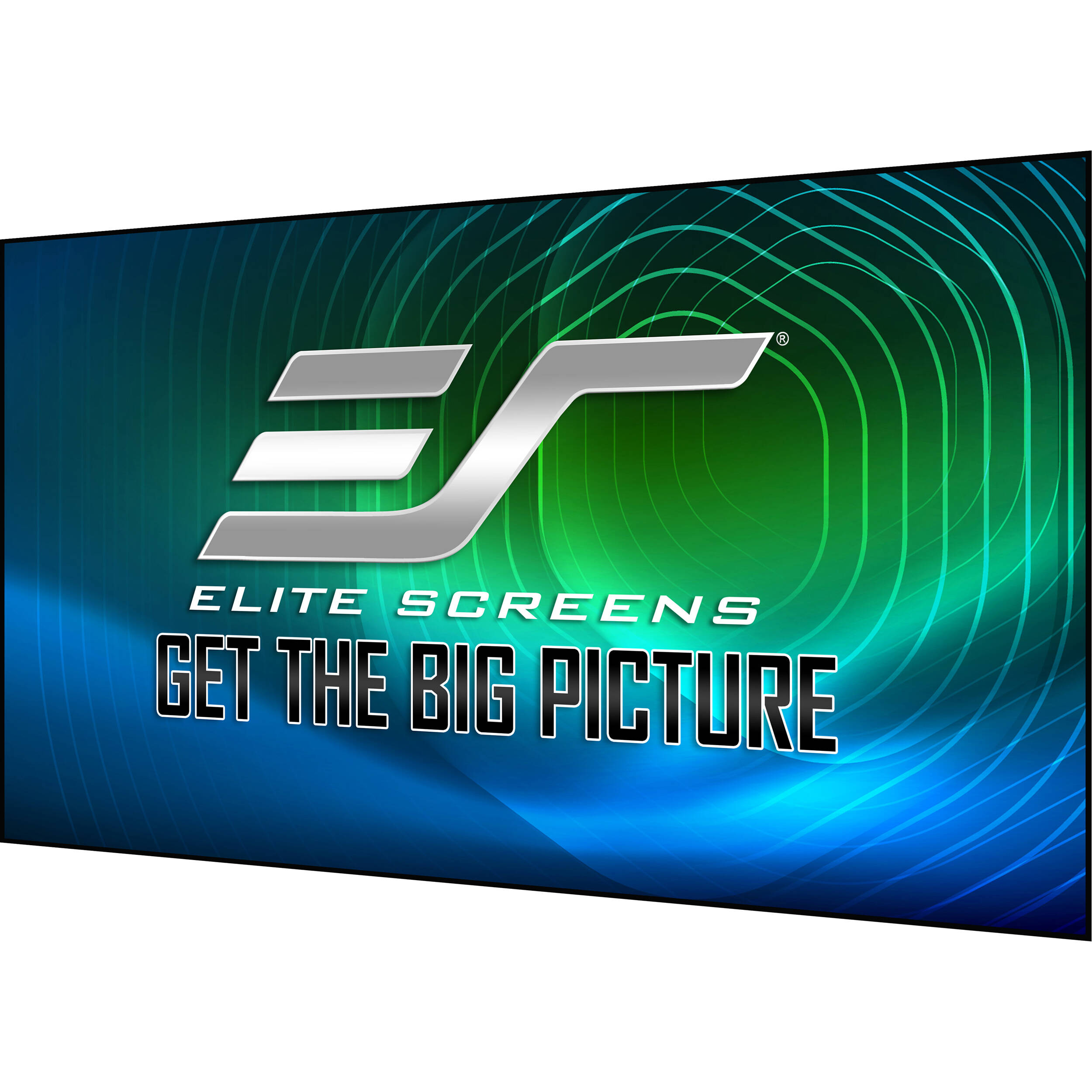 Photo 1 of ***RECOMEDED FOR PARTS ONLY/ DAMAGED*** Elite Screens Aeon 60 x 106.6" 16:9 Fixed Frame Projection Screen with CLR 3 Projection Surface