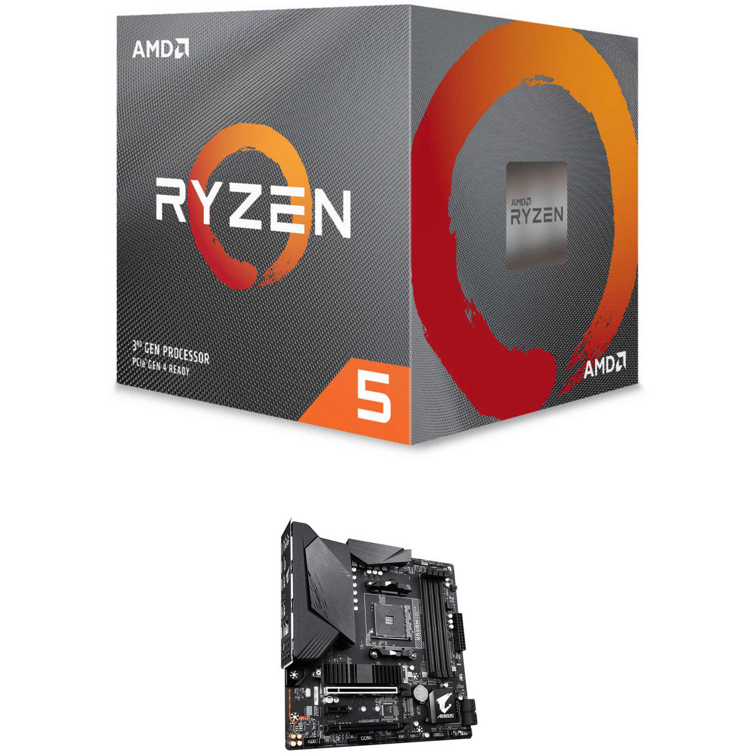 Amd Ryzen 5 3600x 6 Core B550m Aorus Pro B H Photo Video