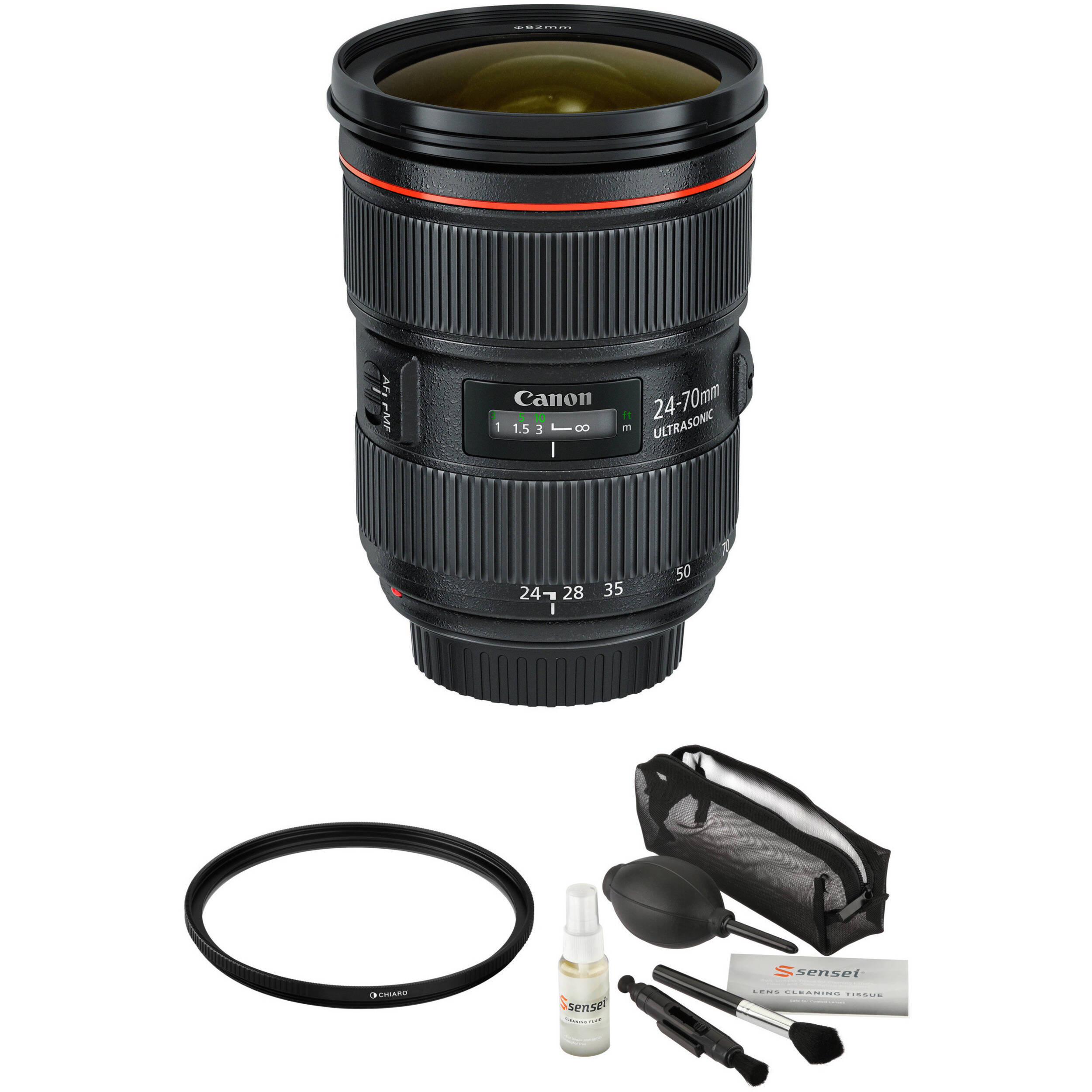 Canon Ef 24 70mm F 2 8l Ii Usm Lens With Accessories Kit B H