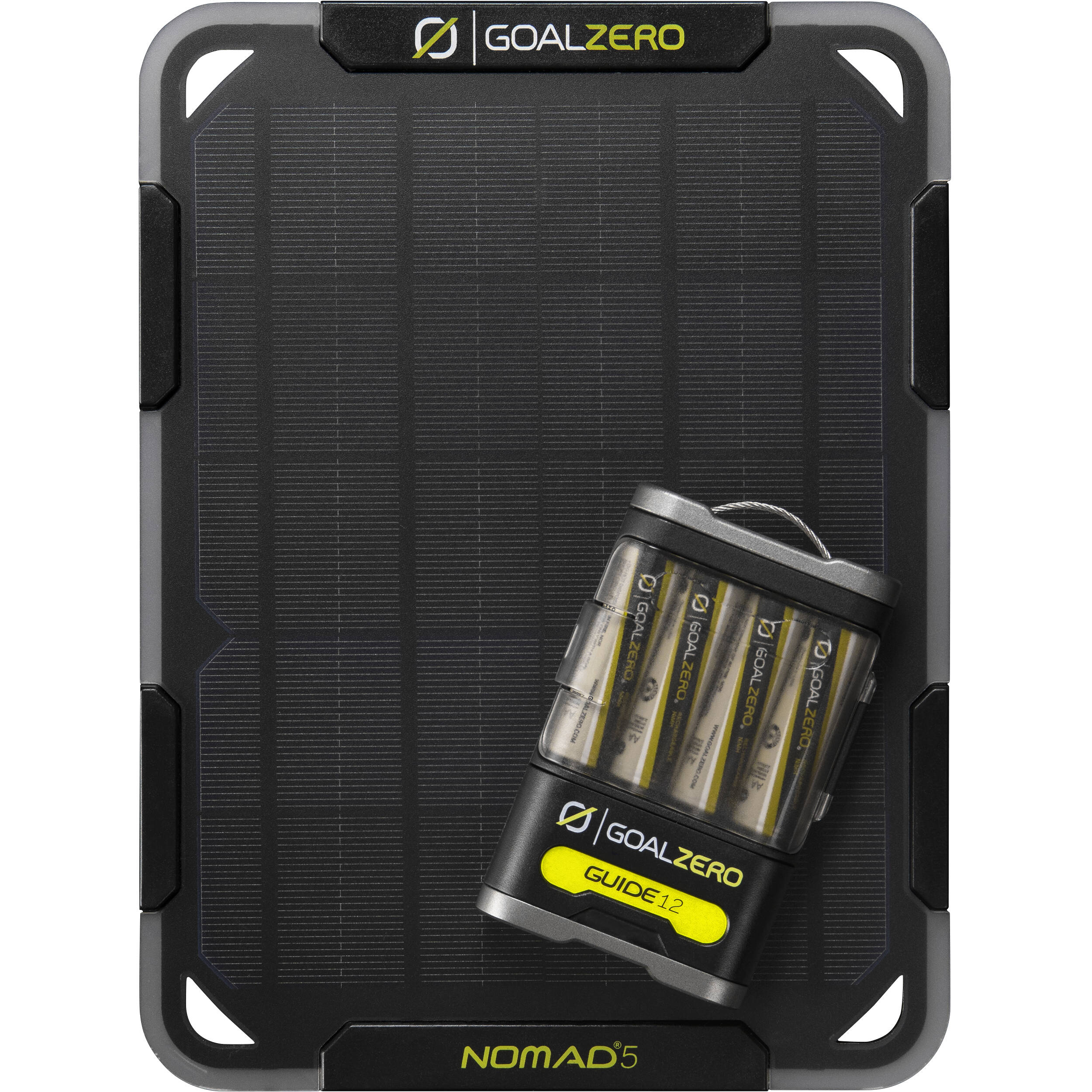 GOAL ZERO Guide 12 Power Pack and Nomad 5 Solar Panel Kit 44260