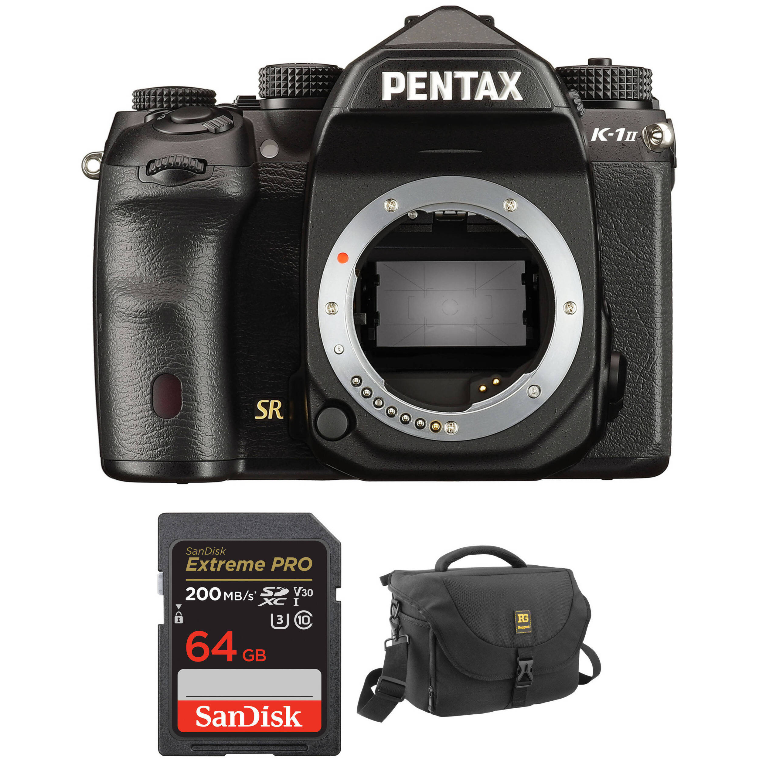 Pentax K 1 Mark Ii Dslr Camera Body With Accessories Kit B H