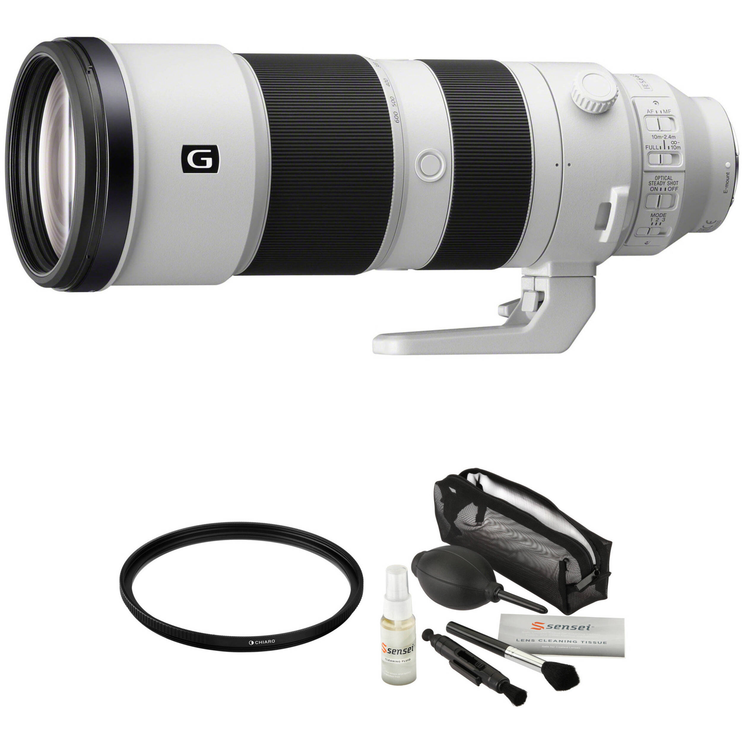 Sony Fe 0 600mm F 5 6 6 3 G Oss Lens With Uv Filter Kit B H