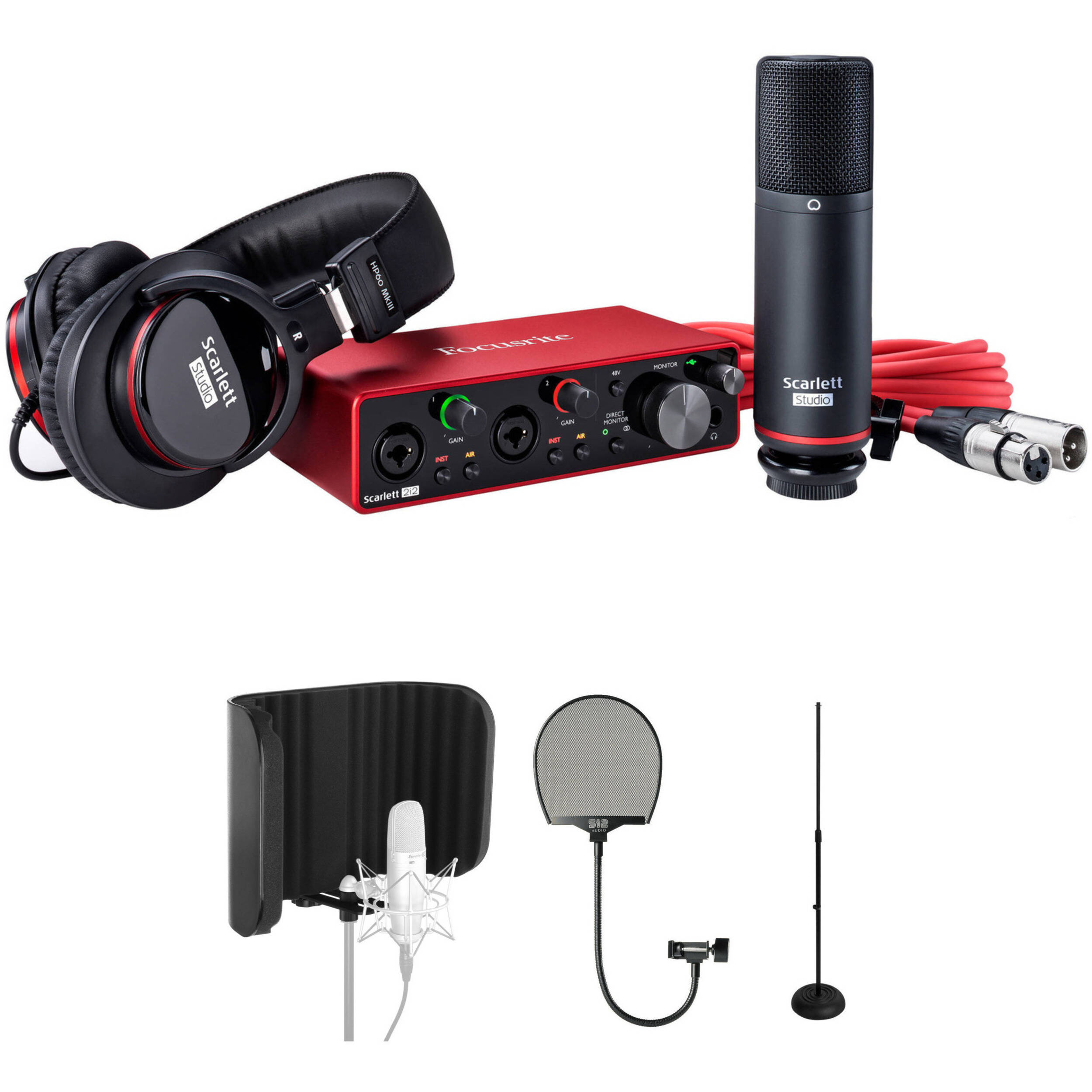scarlett focusrite headphone jack