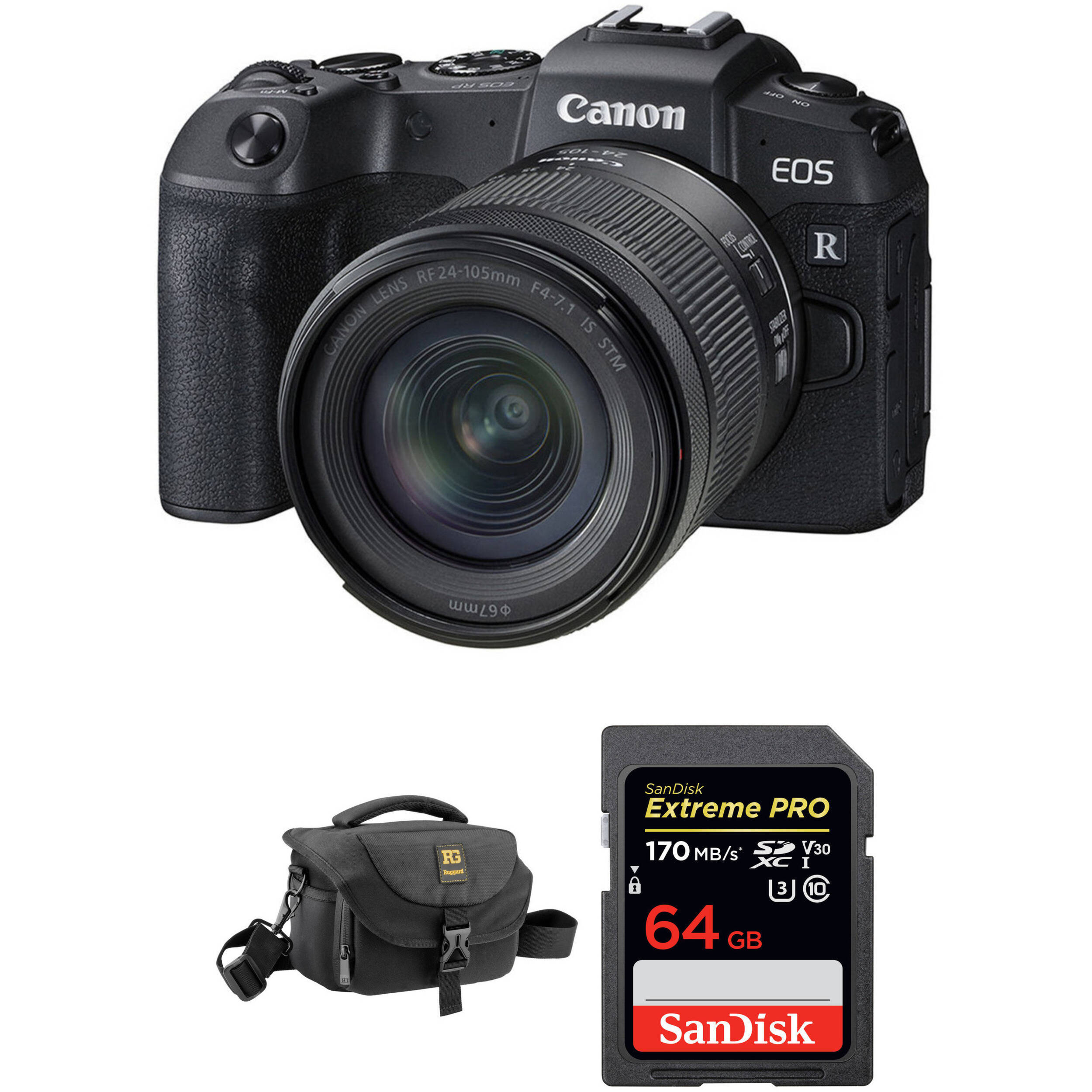 Canon Eos Rp Mirrorless Digital Camera With 24 105mm Lens And