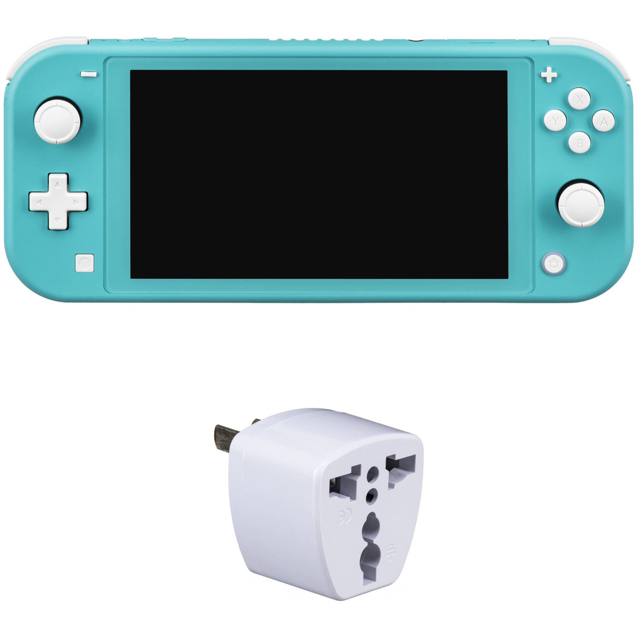 Nintendo Switch Lite Kit With Us Power Adapter Turquoise