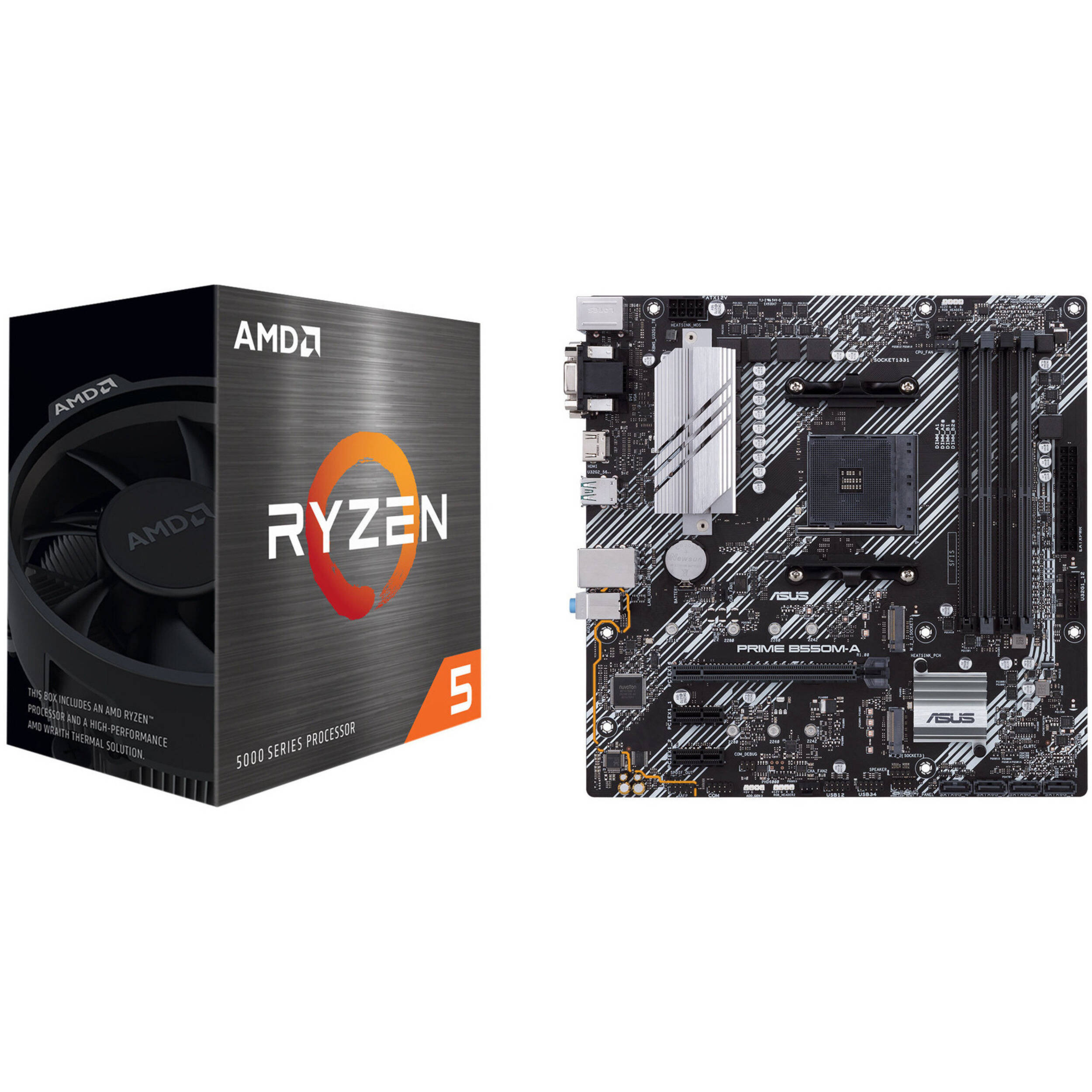 Amd Ryzen 5 5600x 3 7 Ghz Six Core Am4 Processor Asus Prime