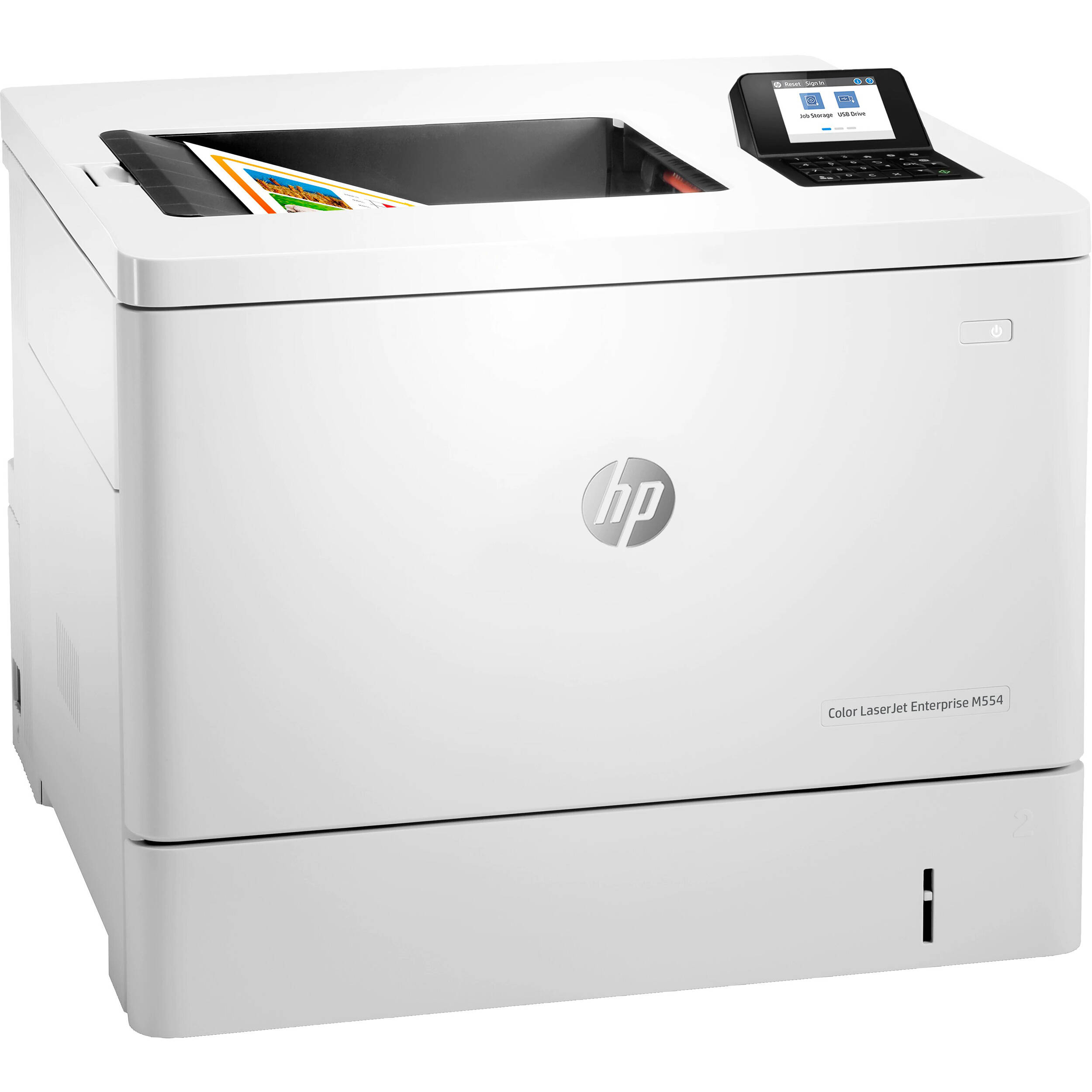 Photo 1 of HP LaserJet Enterprise M554dn Color Printer