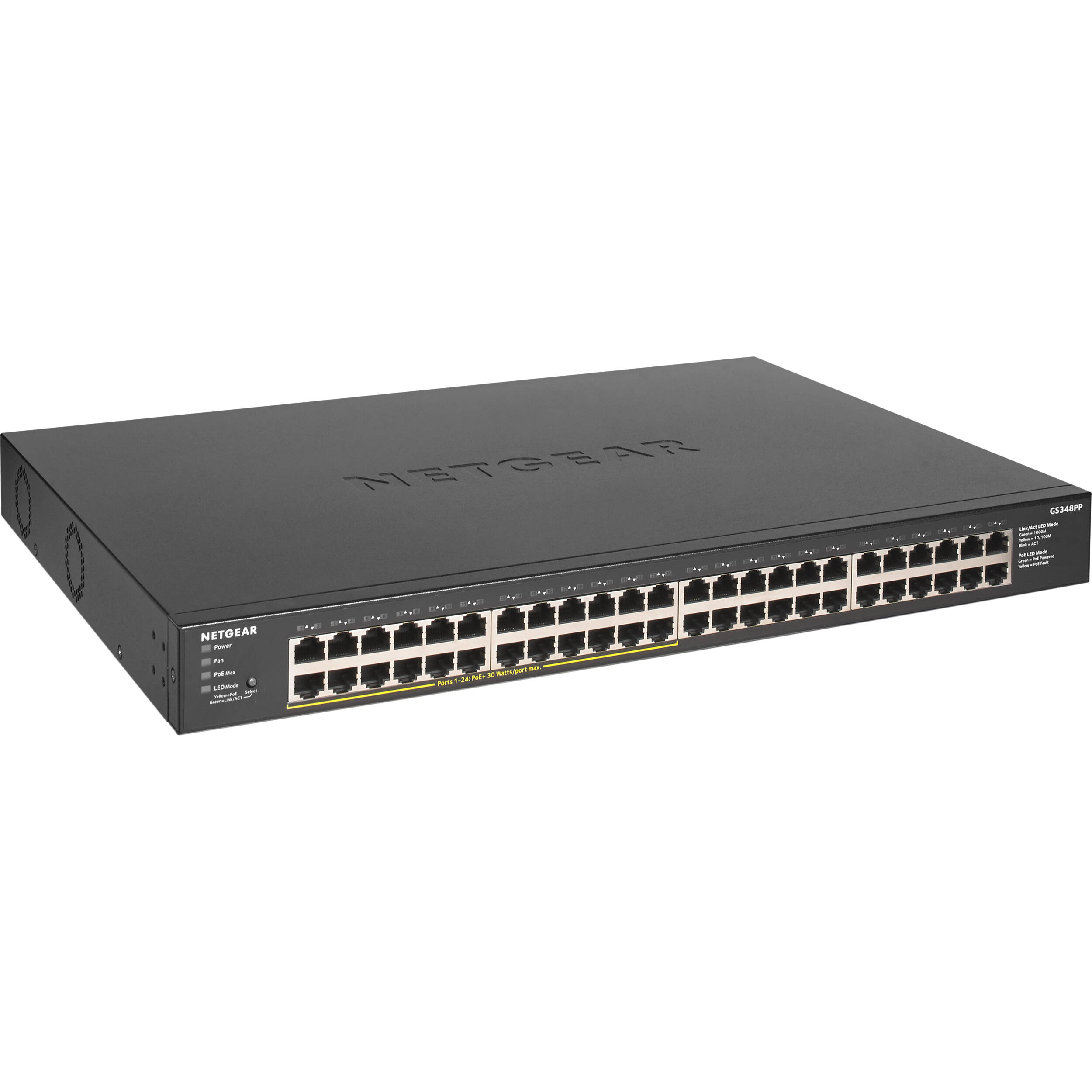 Photo 1 of Netgear GS348PP 48-Port Gigabit PoE-Compliant Unmanaged Switch