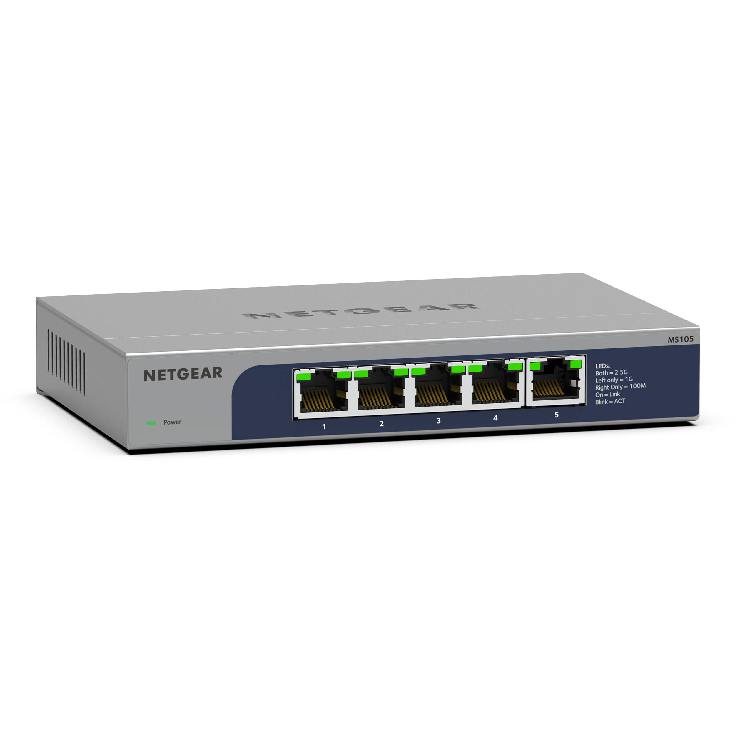 Photo 1 of Netgear MS105 5-Port 2.5G Unmanaged Network Switch