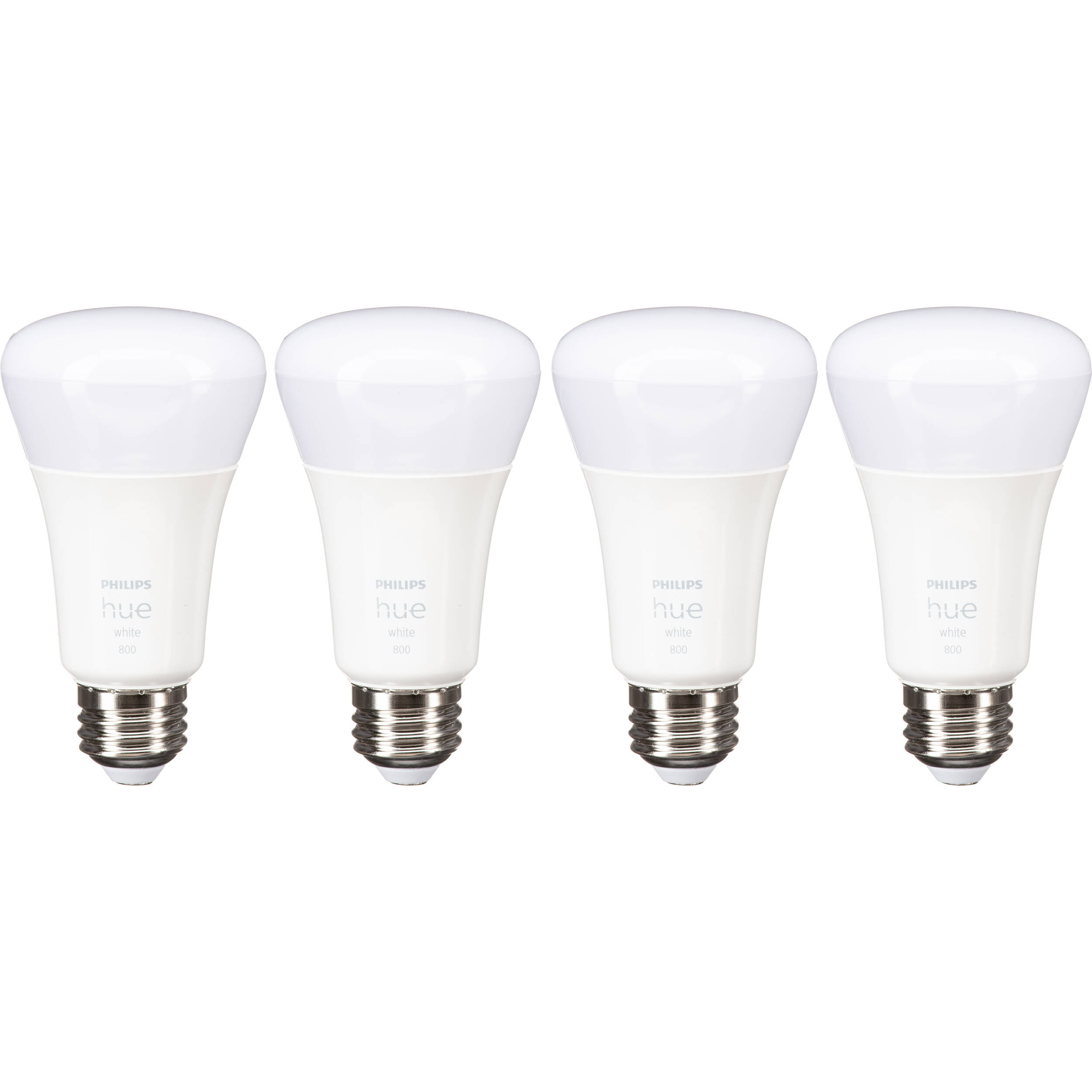 Photo 1 of Philips Hue A19 Bulb (White, 4-Pack)