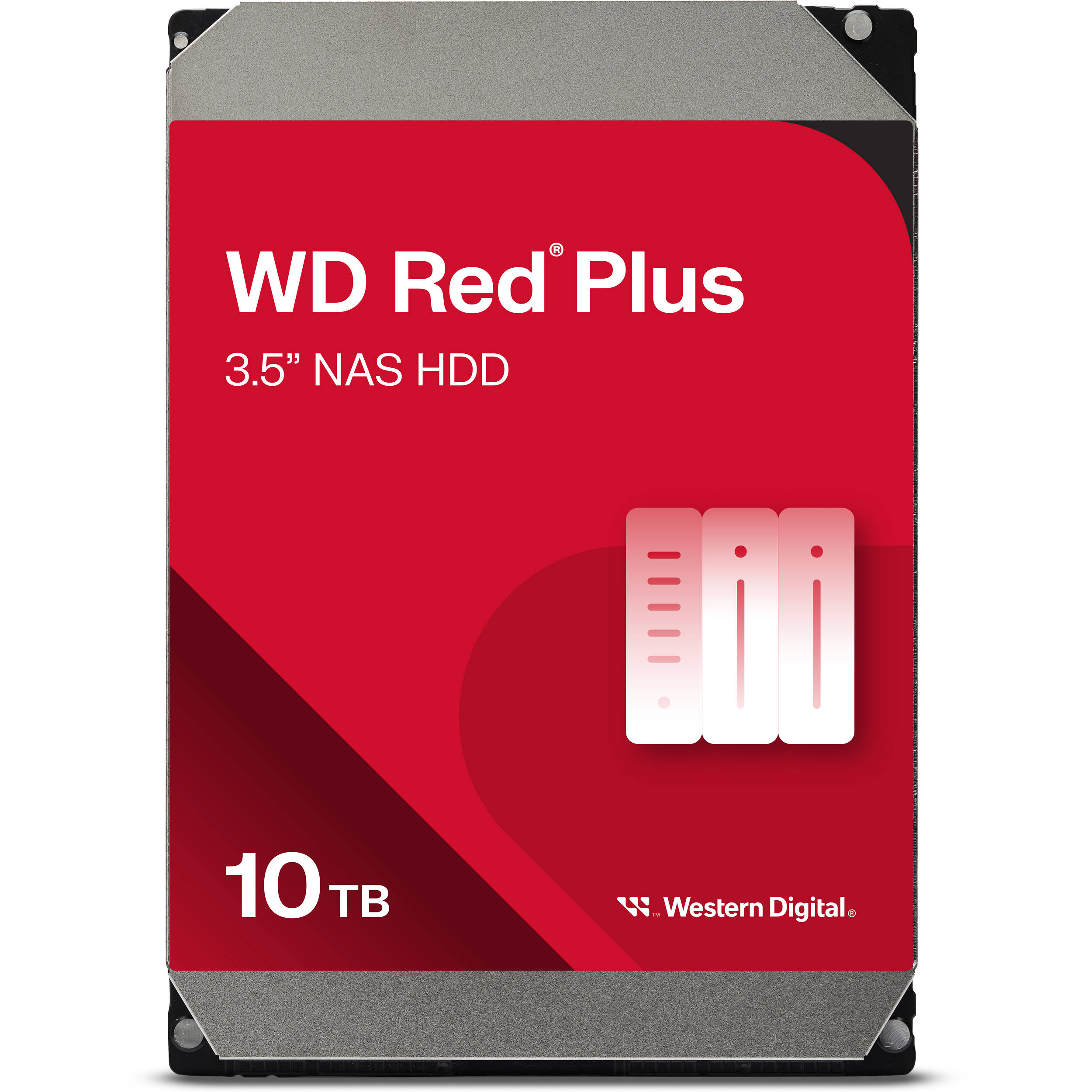 Photo 1 of WD 10TB Red Plus 7200 rpm SATA III 3.5" Internal NAS HDD