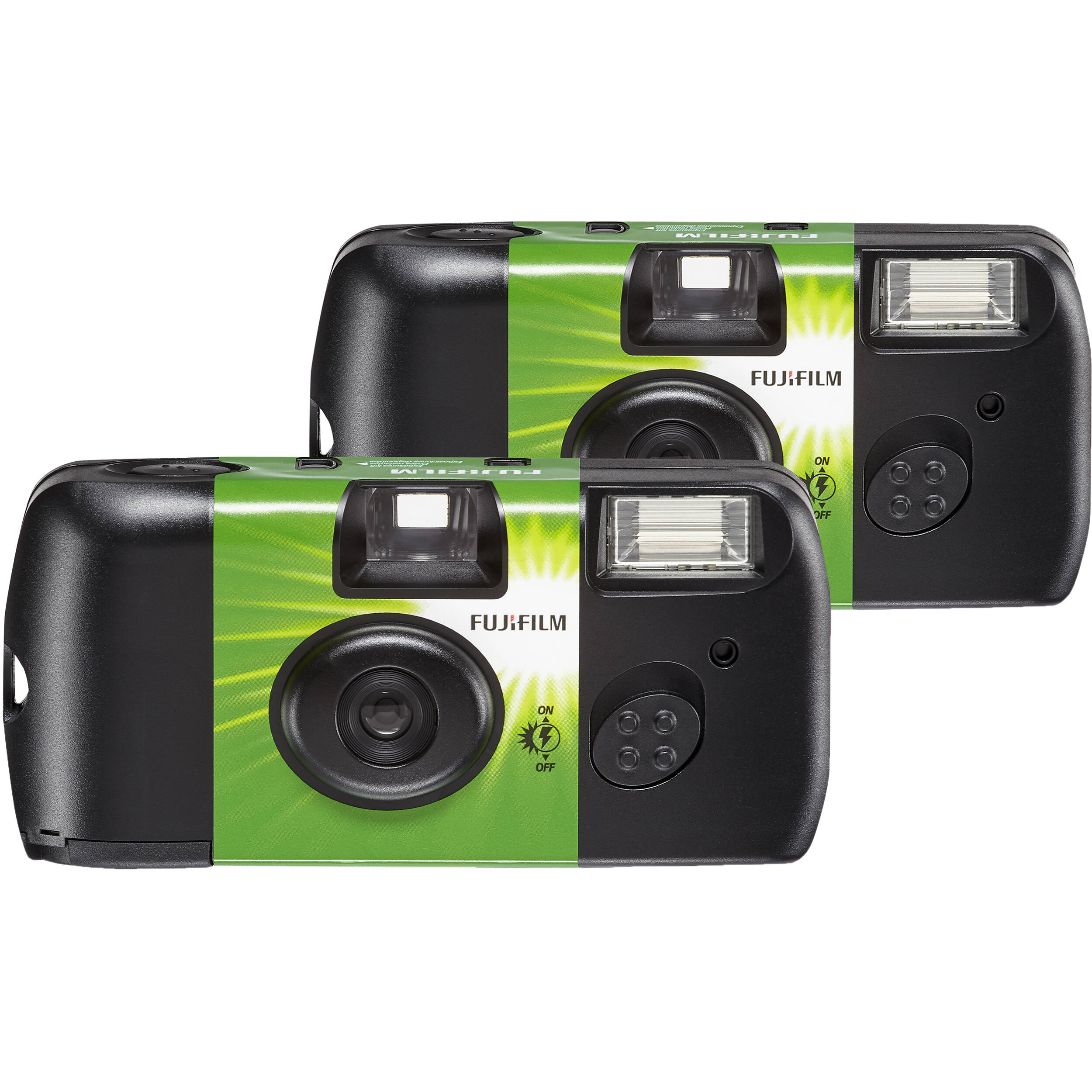 Photo 1 of FUJIFILM QuickSnap Flash 400 One-Time-Use Disposable Camera (27 Exposures, 2-Pack)