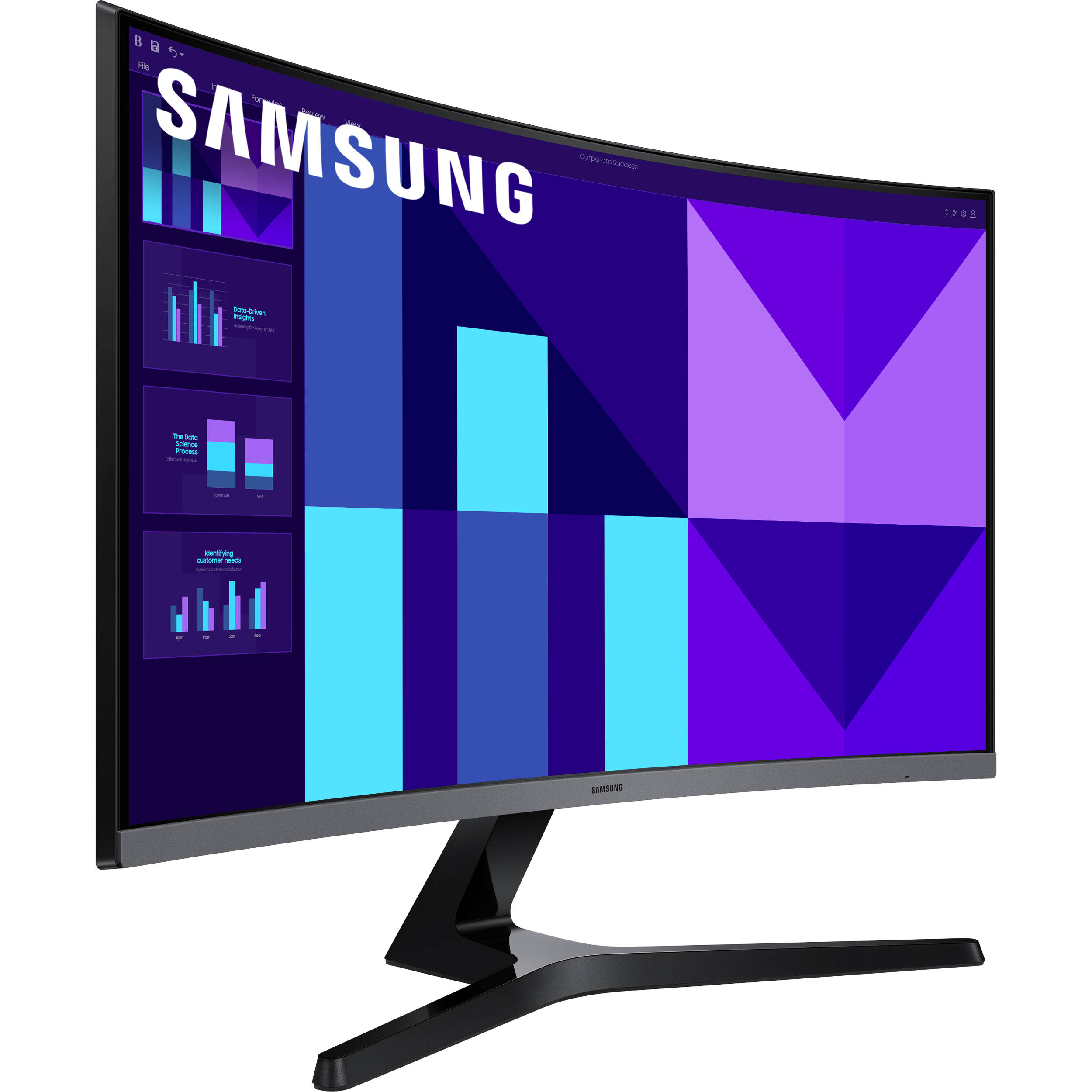 Photo 1 of Samsung S32D396GANXZ 32 inch S39GD Series Curved FHD 100Hz Gaming Monitor with Built-In Speakers - Black