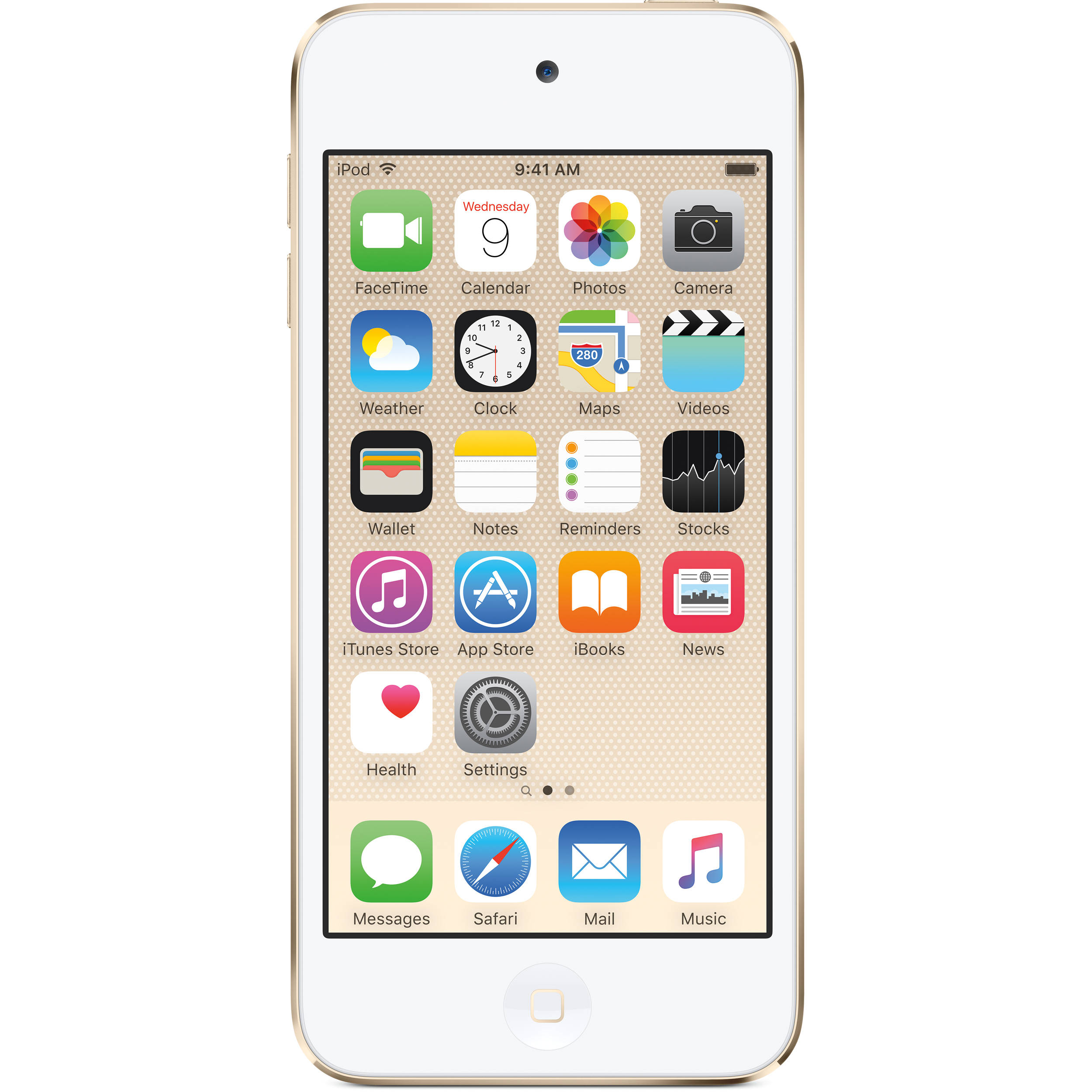 Apple 128gb Ipod Touch 6th Generation Gold Mkwm2ll A B H
