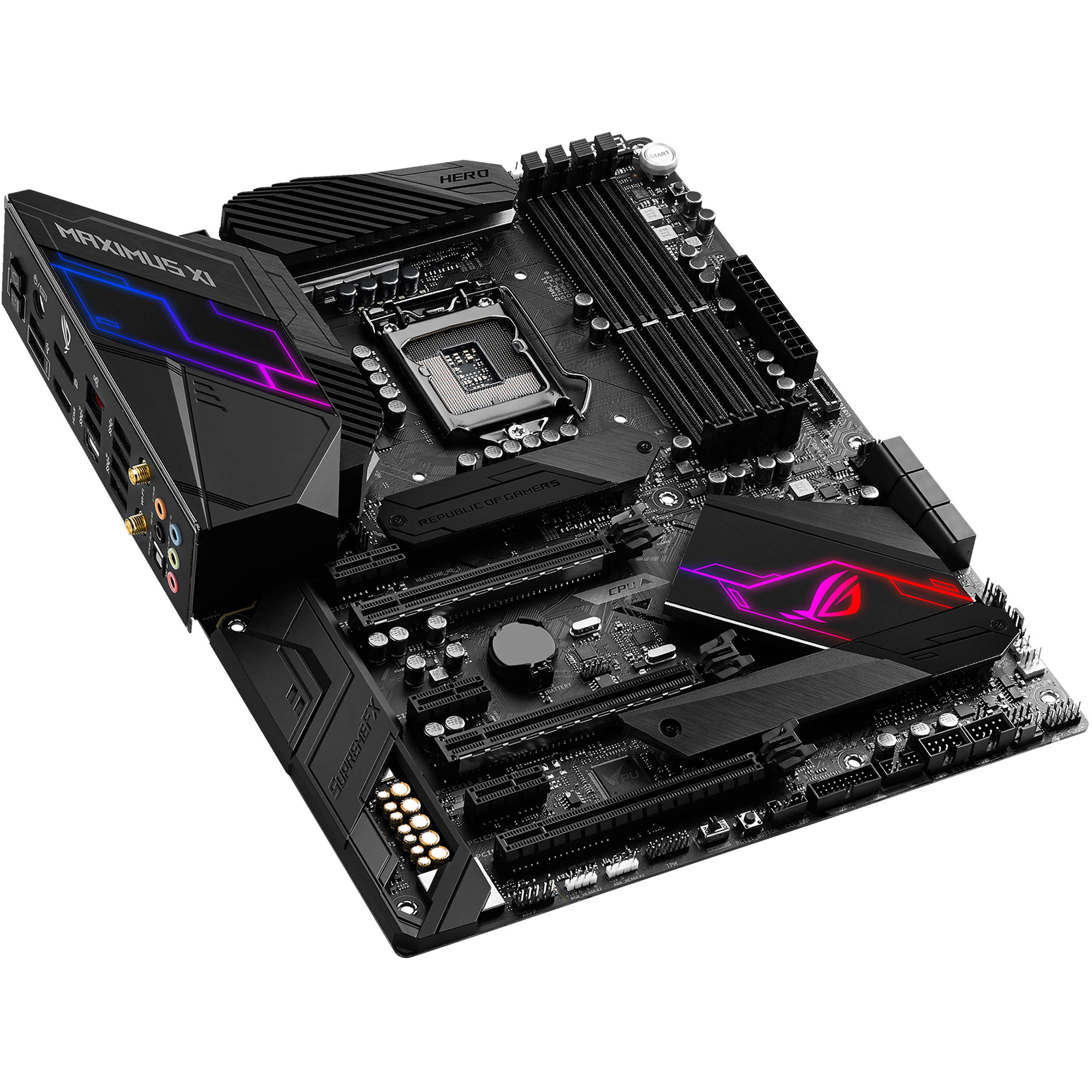 Atx Ddr4 Hdmi M 2 Usb 3 1 Gen2 Gaming Motherboard Intel 8th And 9th Gen Asus Rog Maximus Xi Formula Z390 Lga1151 Black Motherboards Components