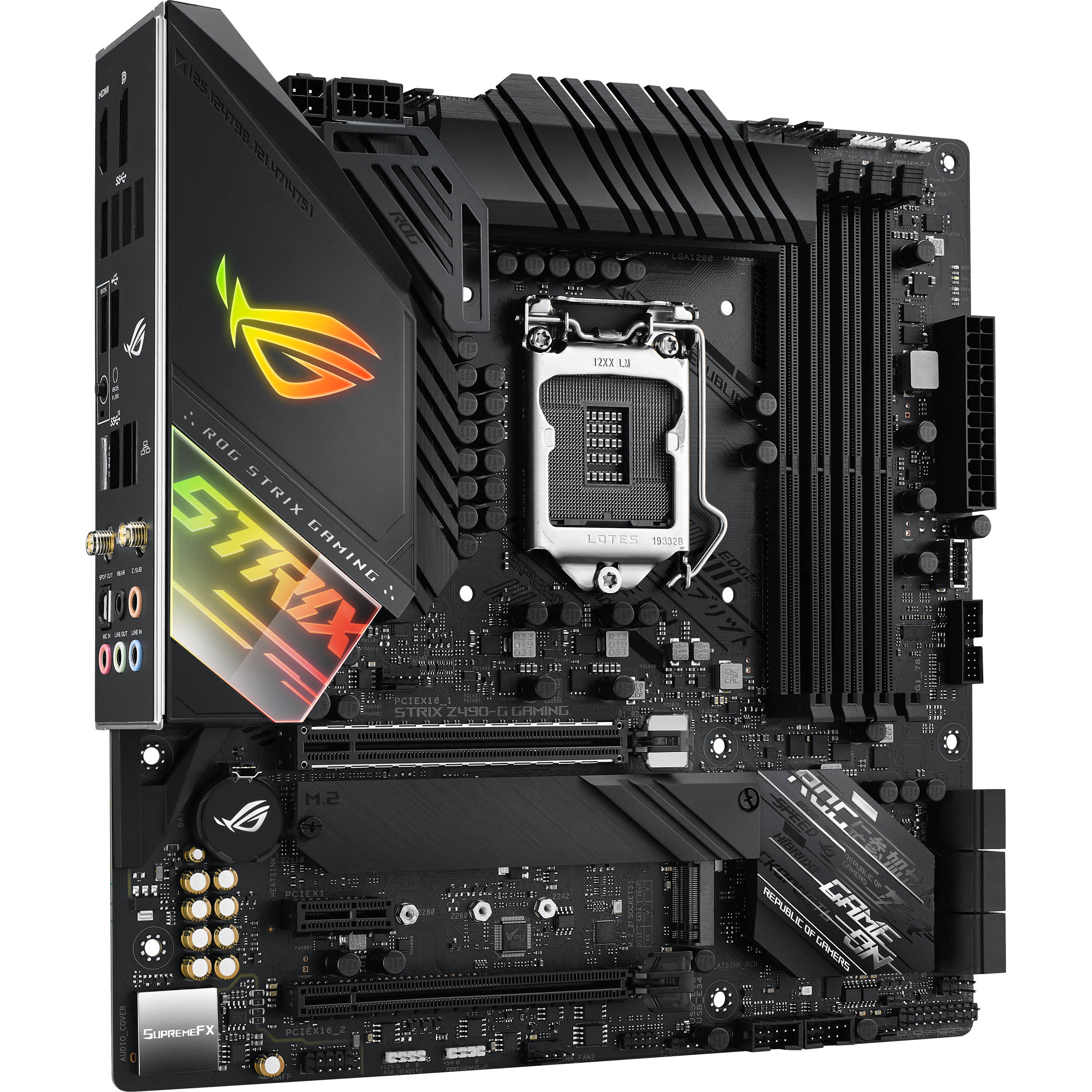 Asus Republic Of Gamers Strix Rog Strix Z490 G Gaming Wi Fi B H