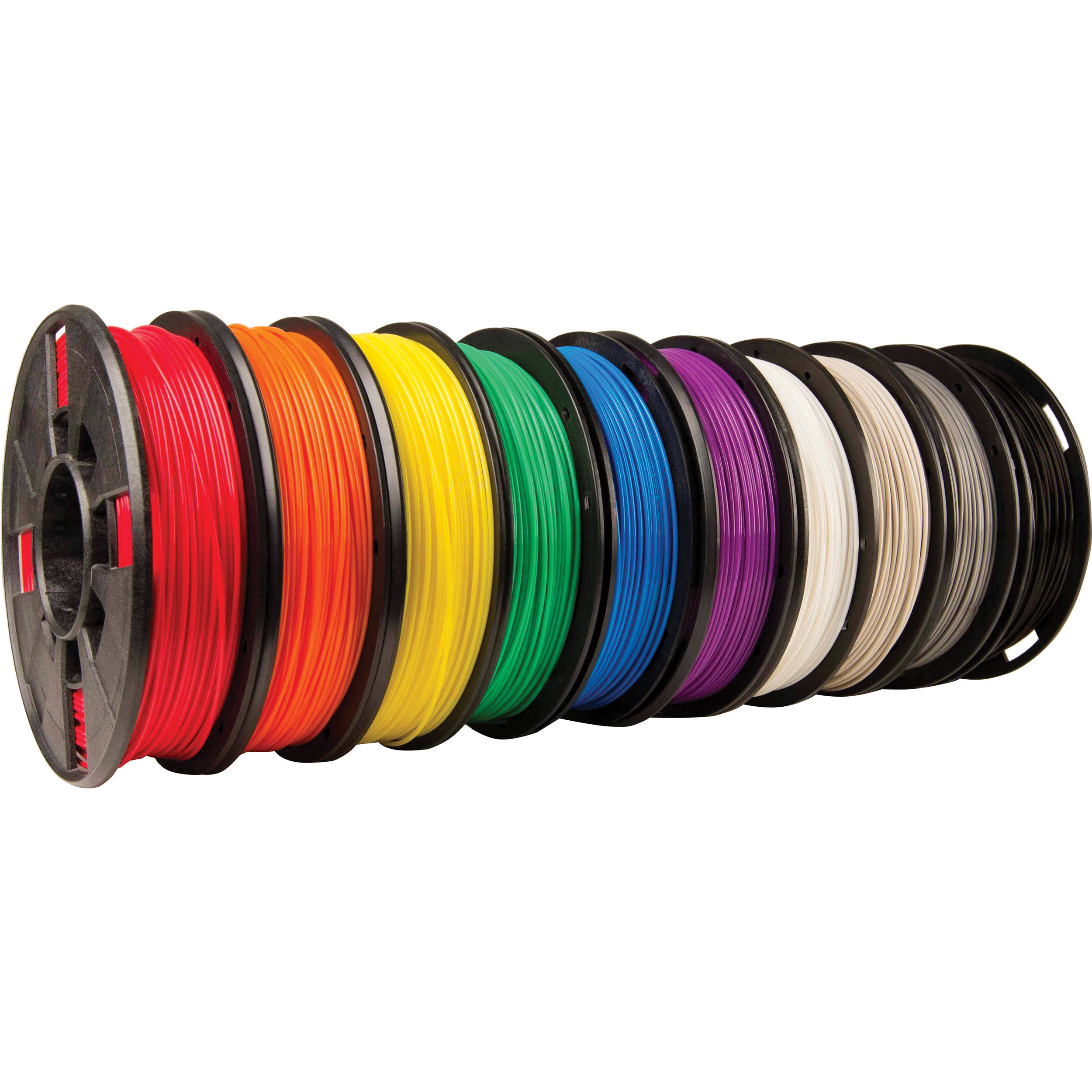 Makerbot 1 75mm Pla Filament Small Spool 10 Pack Mp06591 B H
