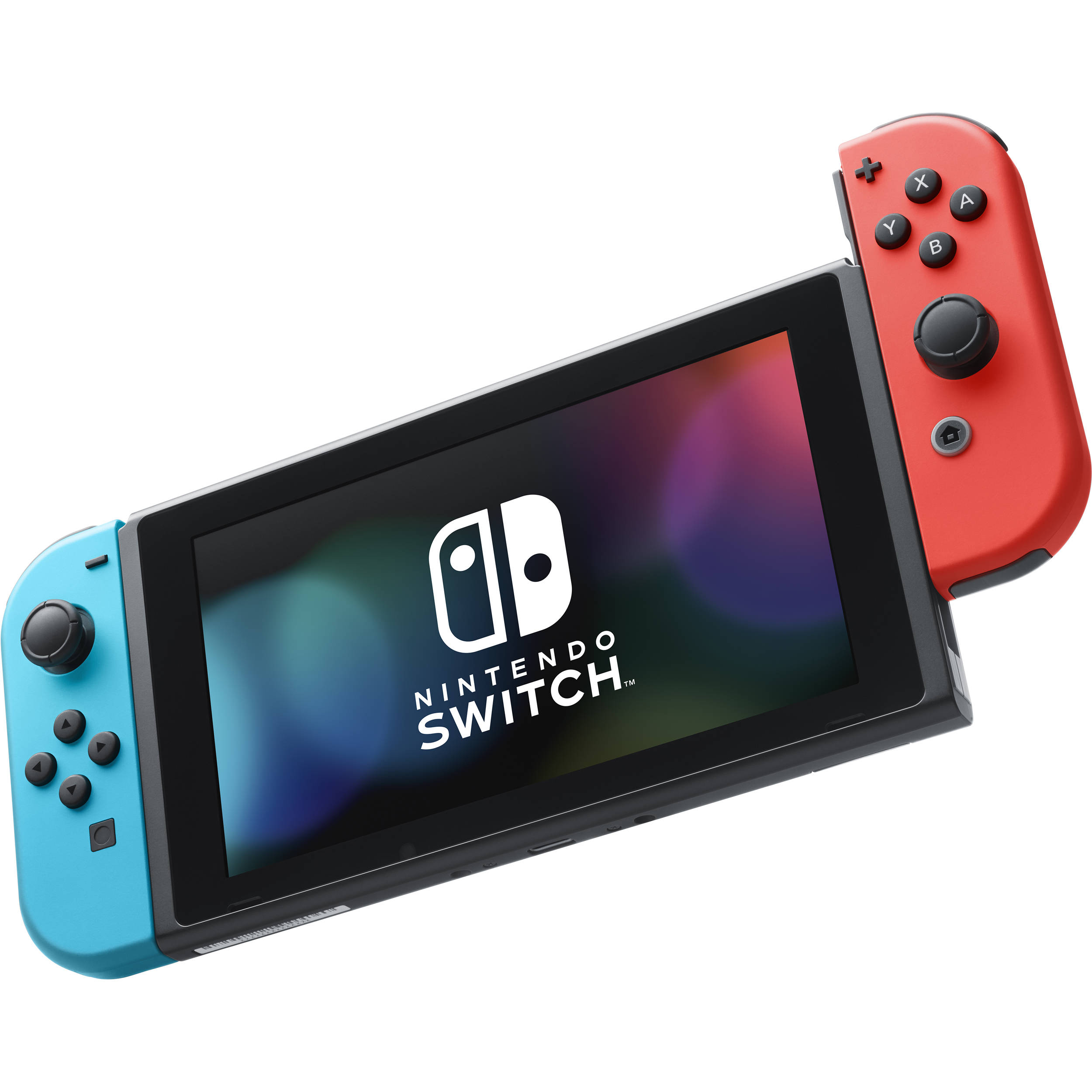 red and blue nintendo switch controllers