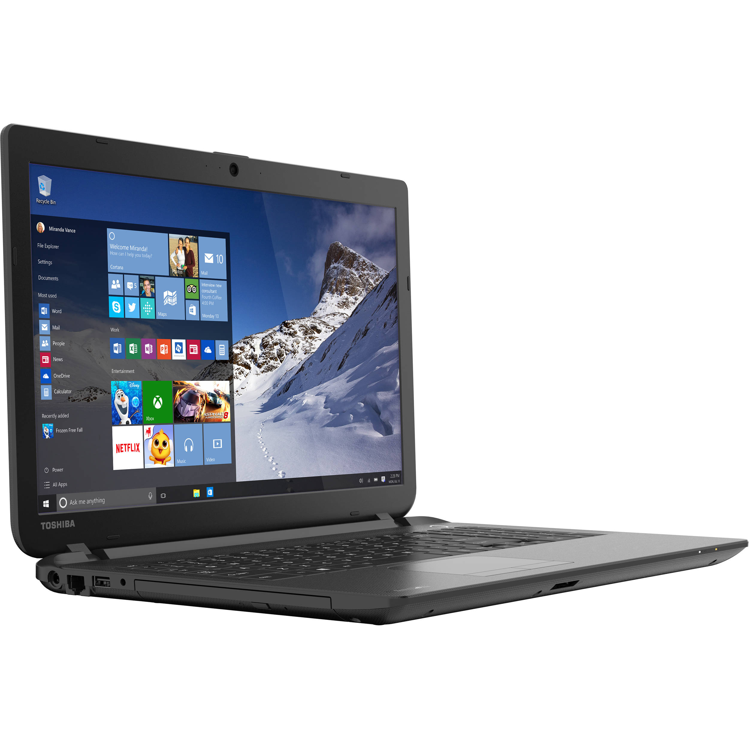 Toshiba 15 6 Quot Satellite C55 Series Laptop Pscmlu 09d0ku B H