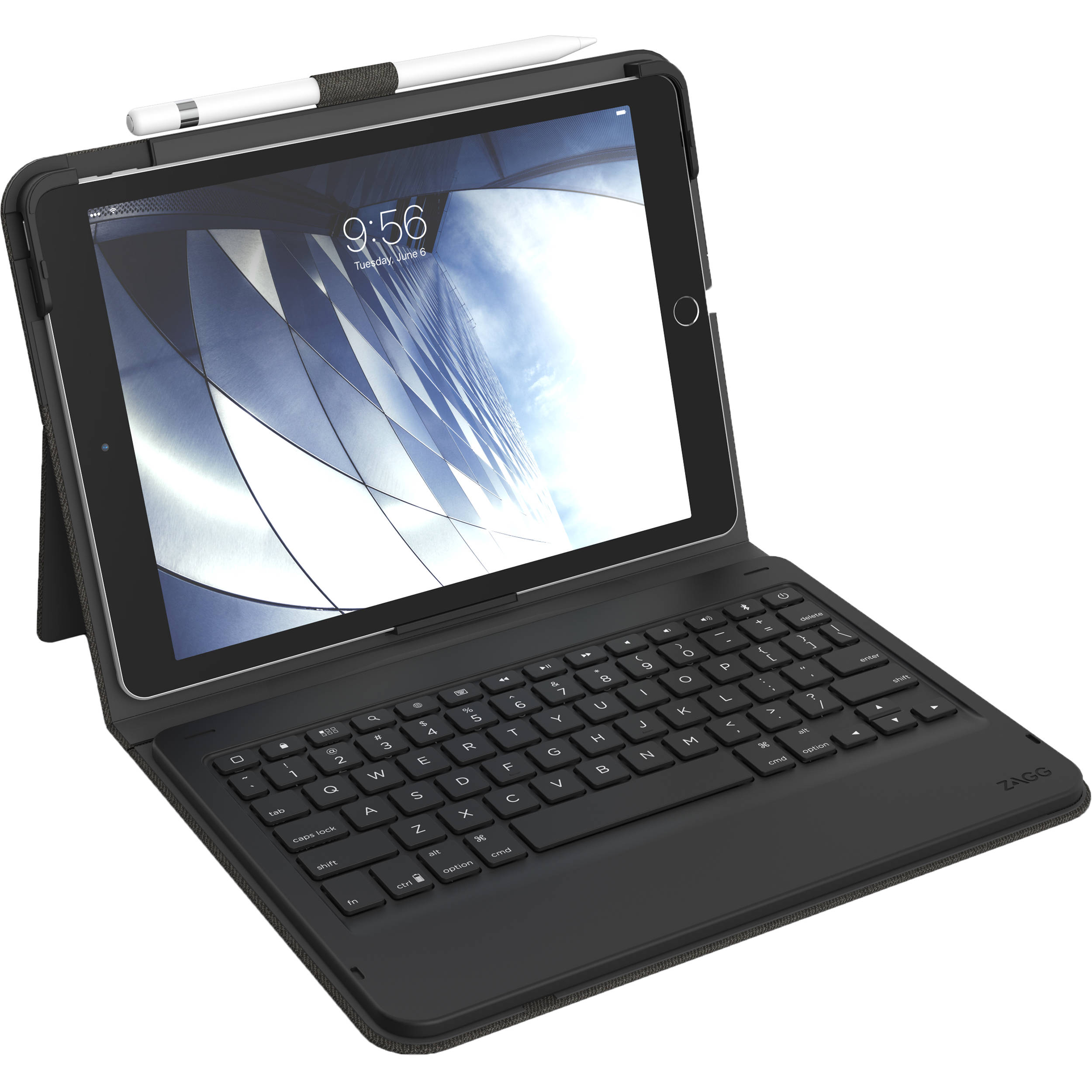 Zagg Messenger Folio Wireless Keyboard And Case B H