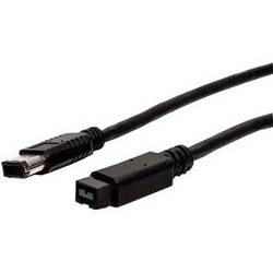 Comprehensive IEEE-1394B 9-Pin Male to 6-Pin Male Firewire 800 Cable (6')