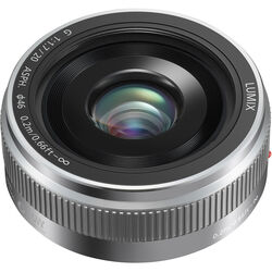 Panasonic LUMIX G 20mm f/1.7 II ASPH. Lens (Silver)