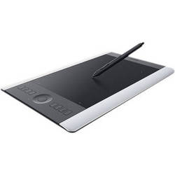 Wacom Intuos Pro Professional Pen & Touch Tablet Special Edition (Silver & Black, Medium)