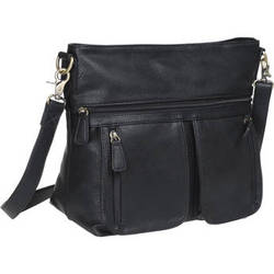 Jo Totes Allison Camera Bag with Dual Front Pouches (Black)