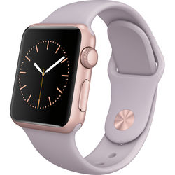 Apple Watch Sport 38mm Smartwatch (2015, Rose Gold Aluminum Case, Lavender Sport Band)