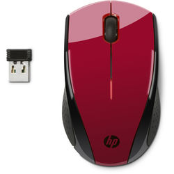 HP X3000 Wireless Mouse Red