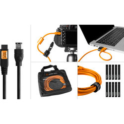 Tether Tools Starter Tethering Kit with FireWire 6-Pin Cable (Black)