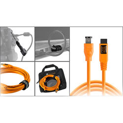 Tether Tools Starter Tethering Kit with FireWire 6-Pin Cable (Orange)