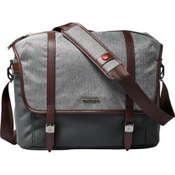 Manfrotto Windsor Camera Messenger Bag (Medium, Gray)
