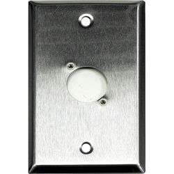 yan 1-Gang Decor Wall Plate Recessed Low Voltage HDMI Video Cable Pass Through