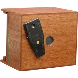 Lensless 4 x 5" Pinhole Camera (50mm / 2" Super Wide-Angle, Mahogany Wood)